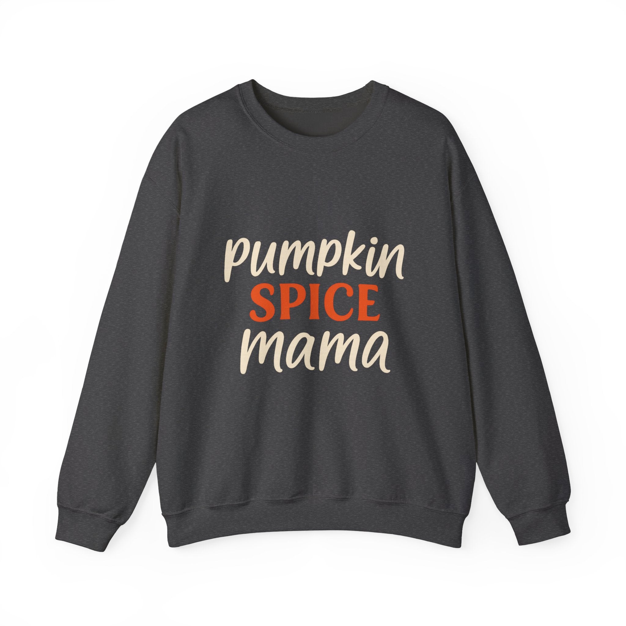 Pumpkin Spice Mama Crewneck Sweatshirt - Fall Fashion, Cozy Gift, Autumn Apparel, Halloween Decor, Thanksgiving Outfit