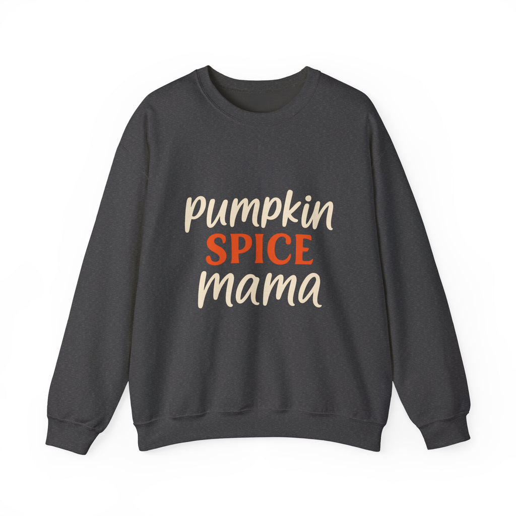 Pumpkin Spice Mama Crewneck Sweatshirt - Fall Fashion, Cozy Gift, Autumn Apparel, Halloween Decor, Thanksgiving Outfit