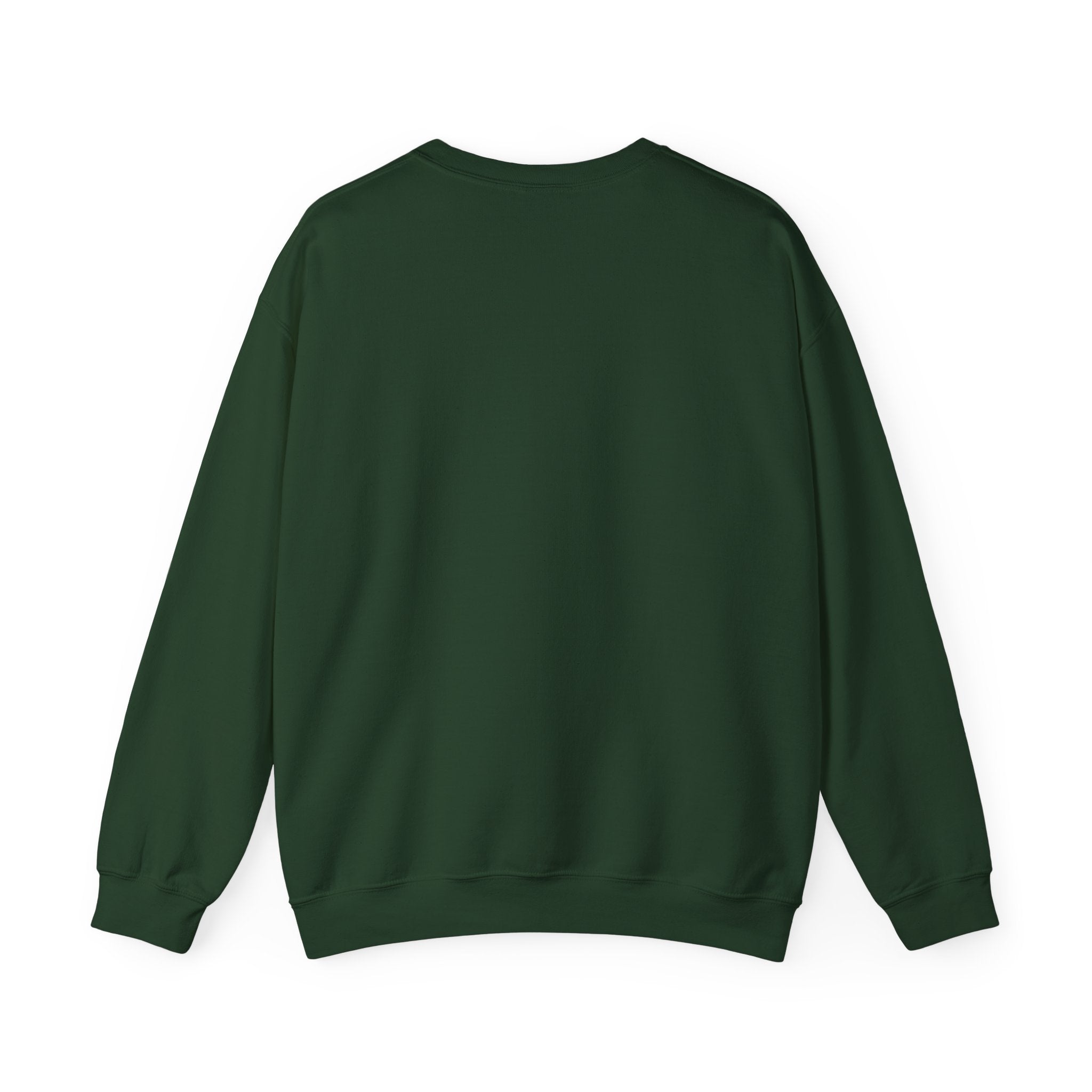 Christmas Polka Dot Bow Sweater, Cute Unisex Crewneck, Christmas Gift, Bow Sweatshirt, Greenand White Bow