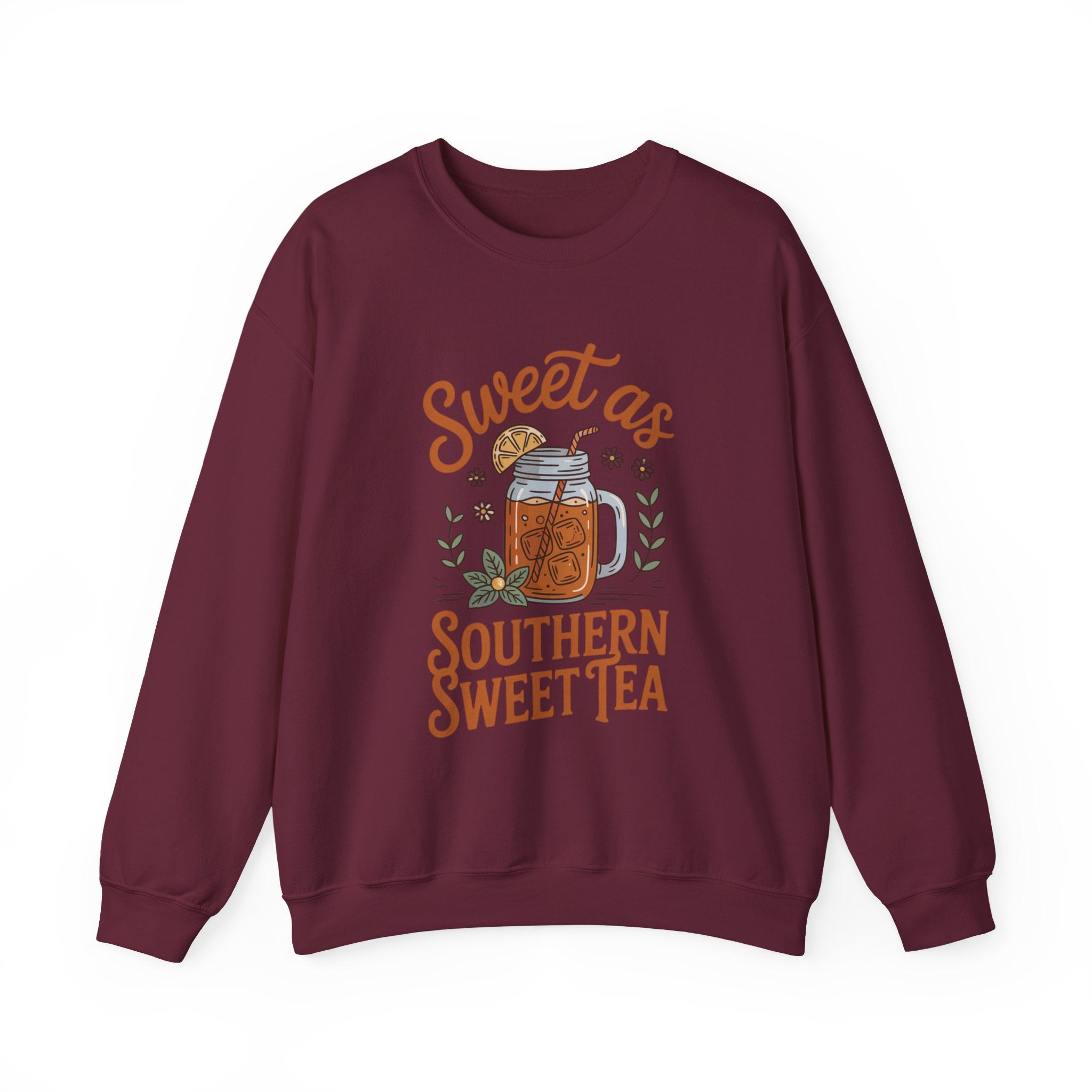 Southern Sweet Tea Roots Sweatshirt, Raised on Sweet Tea, Southern Vibes Apparel, Cozy Southern Crewneck, Sweet Tea Lover Gift, Comfortable