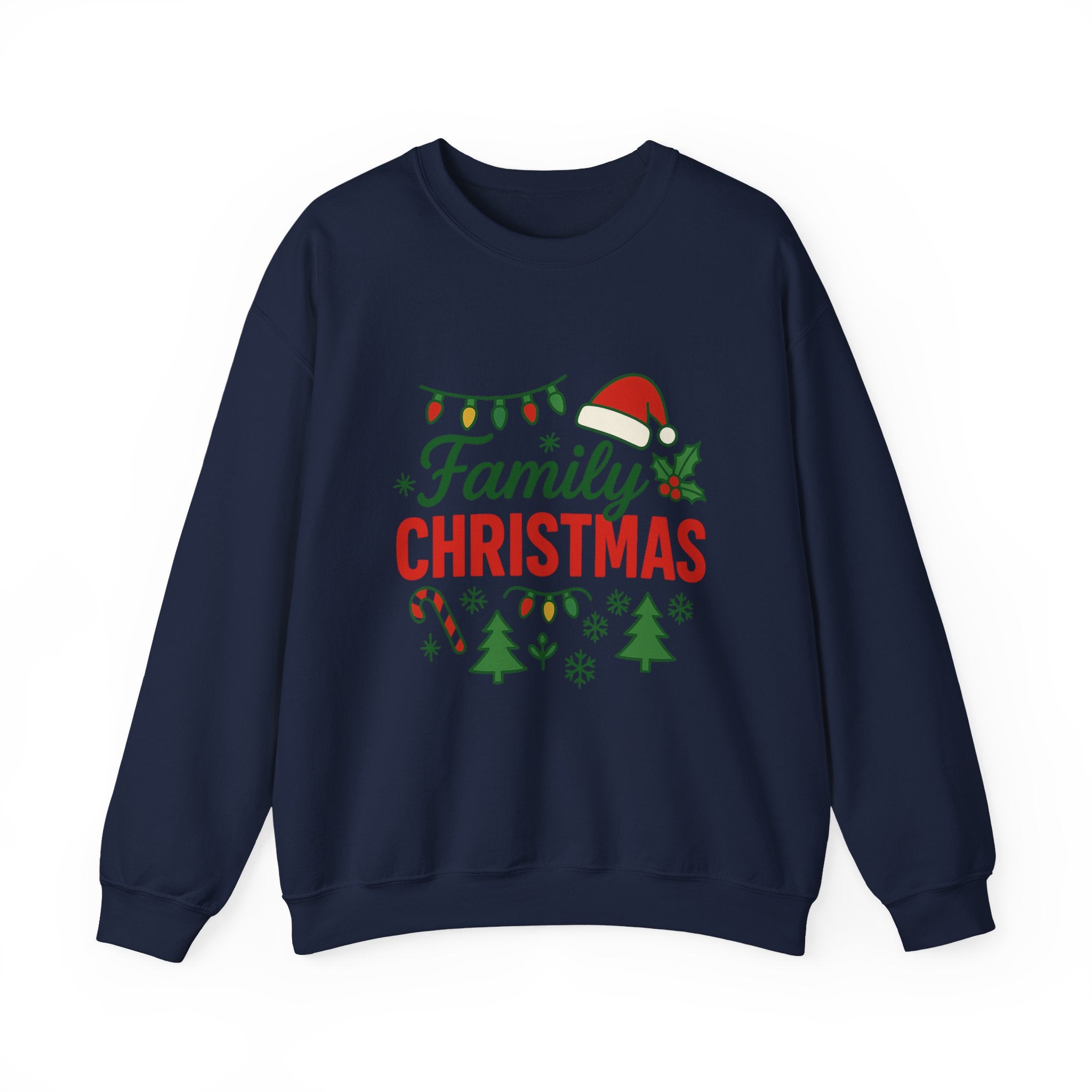 Family Christmas Sweatshirt - Christmas Fashion, Cozy Gift, Christmas Apparel, Christmas Decor, Christmas Outfit,