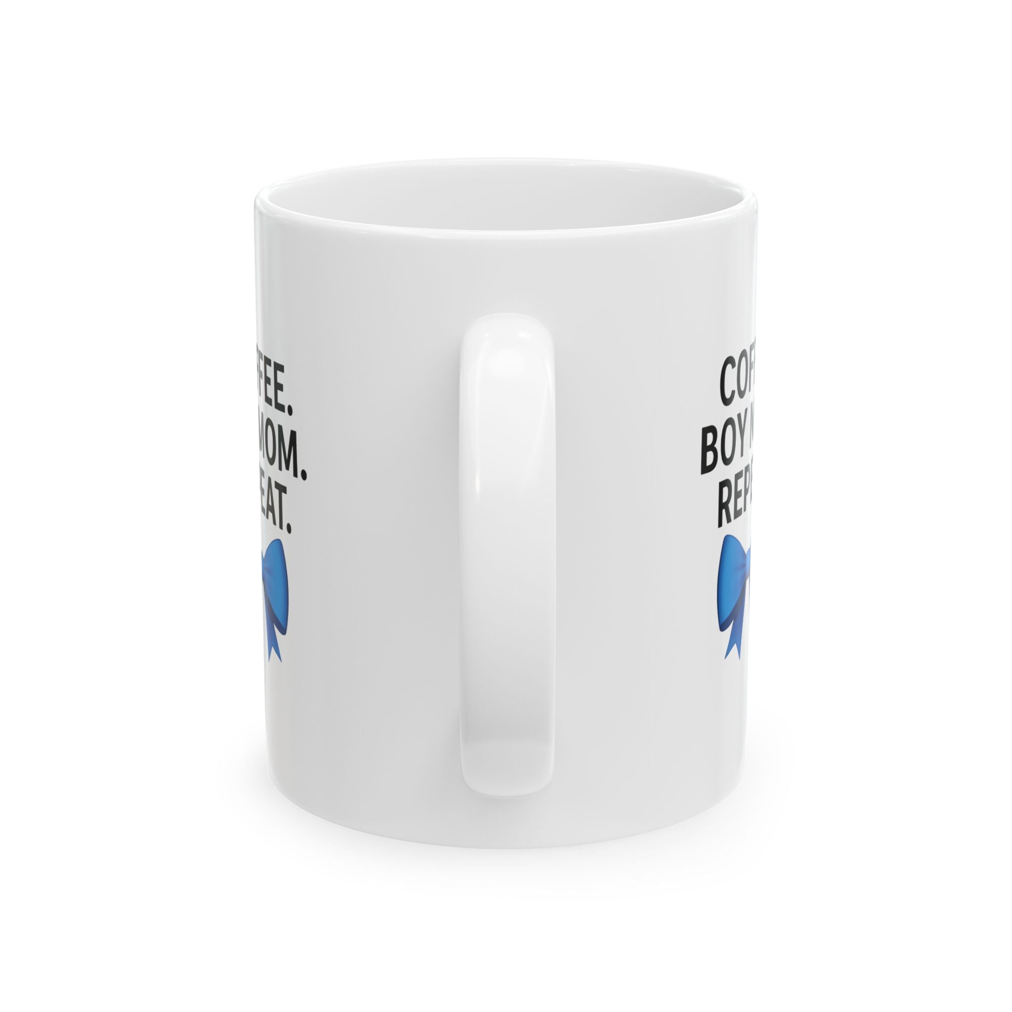 Bow Boy Mom Coffee Mug, Boy Mom, Mom of Boys Cup, Cute Boy Mom Mug, Mother's Day Gift Mug, Coffee Lover Gift Mug