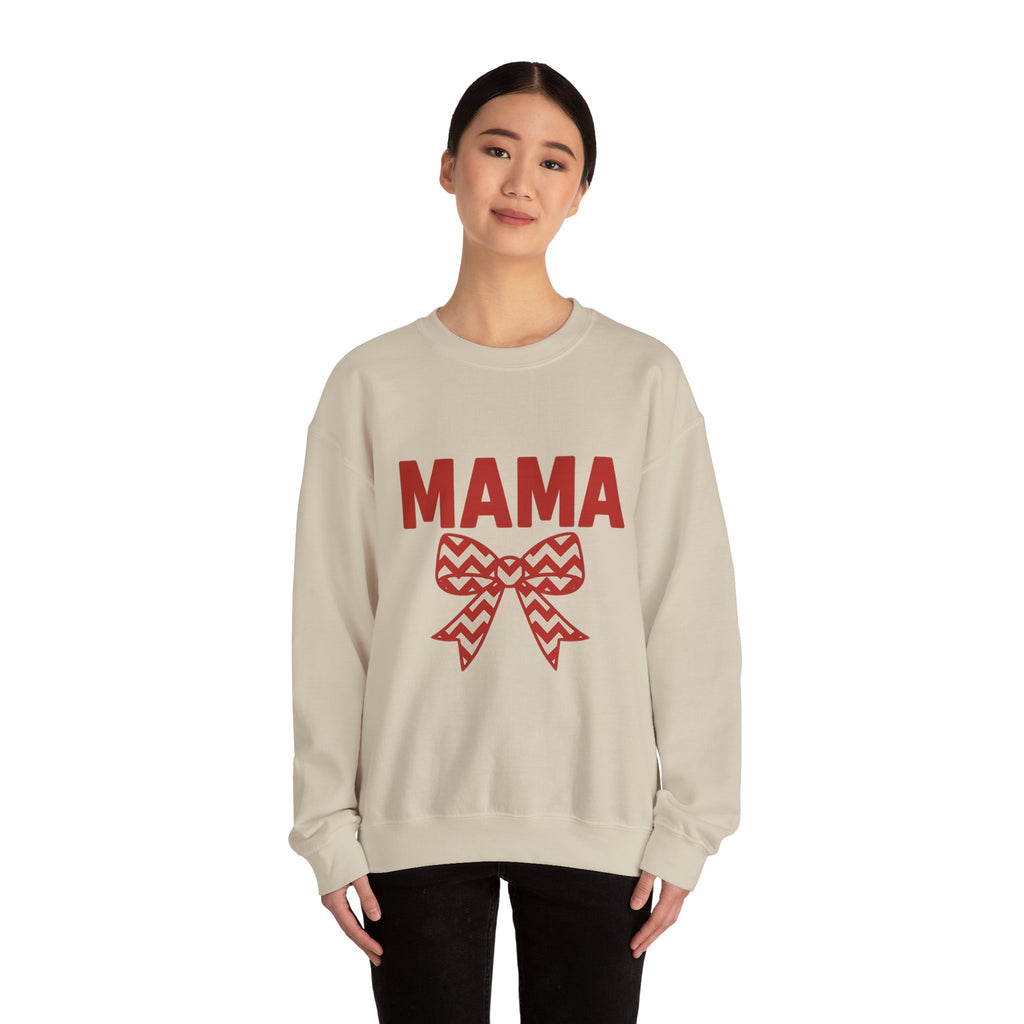 MAMA Christmas Sweatshirt - Christmas Fashion, Cozy Gift, Christmas Apparel, Christmas Decor, Christmas Outfit,