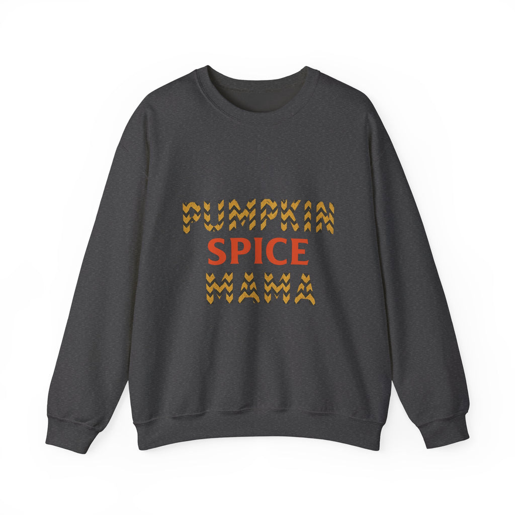 Pumpkin Spice Mama Crewneck Sweatshirt - Fall Fashion, Cozy Gift, Autumn Apparel, Halloween Decor, Thanksgiving Outfit