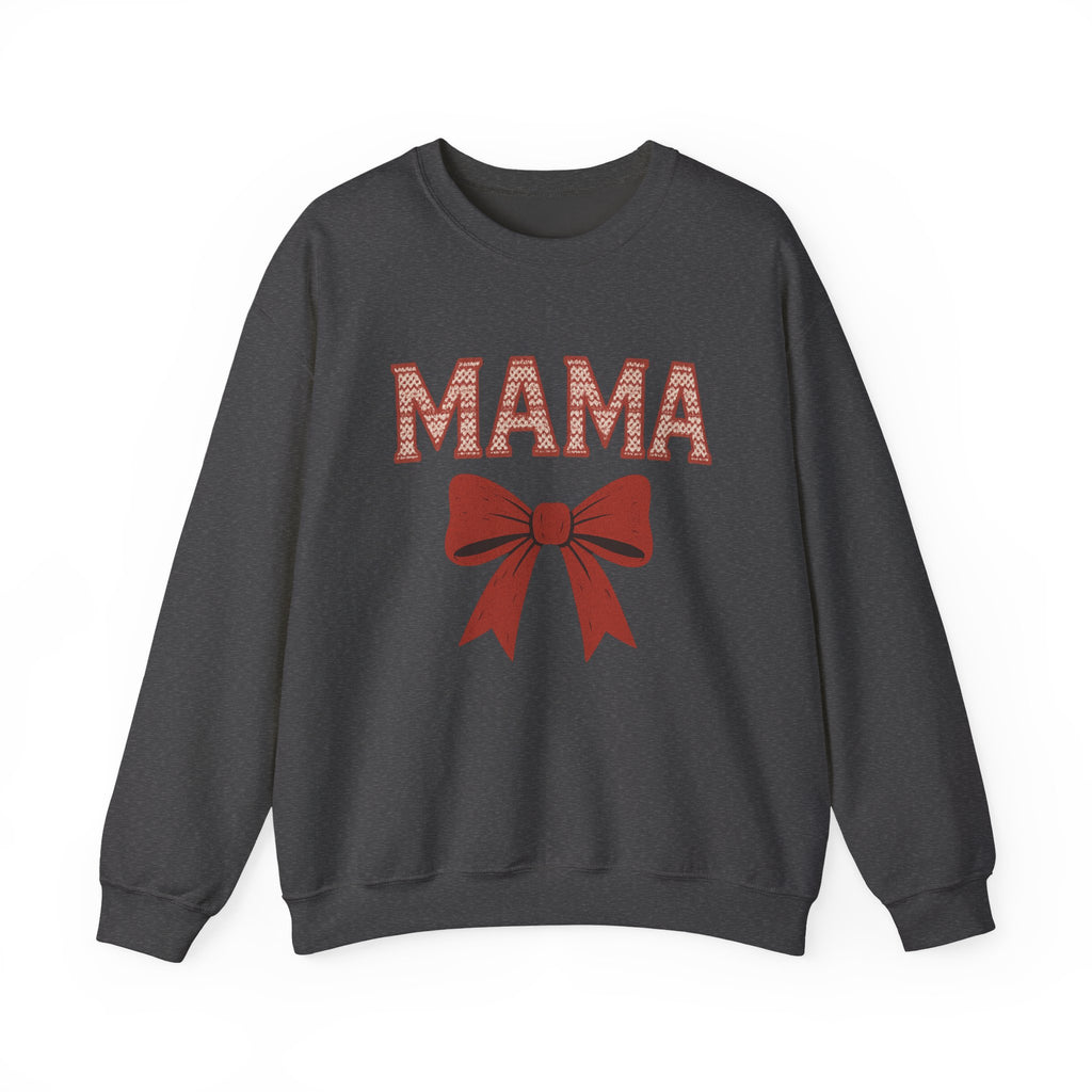 MAMA Christmas Sweatshirt - Christmas Fashion, Cozy Gift, Christmas Apparel, Christmas Decor, Christmas Outfit,