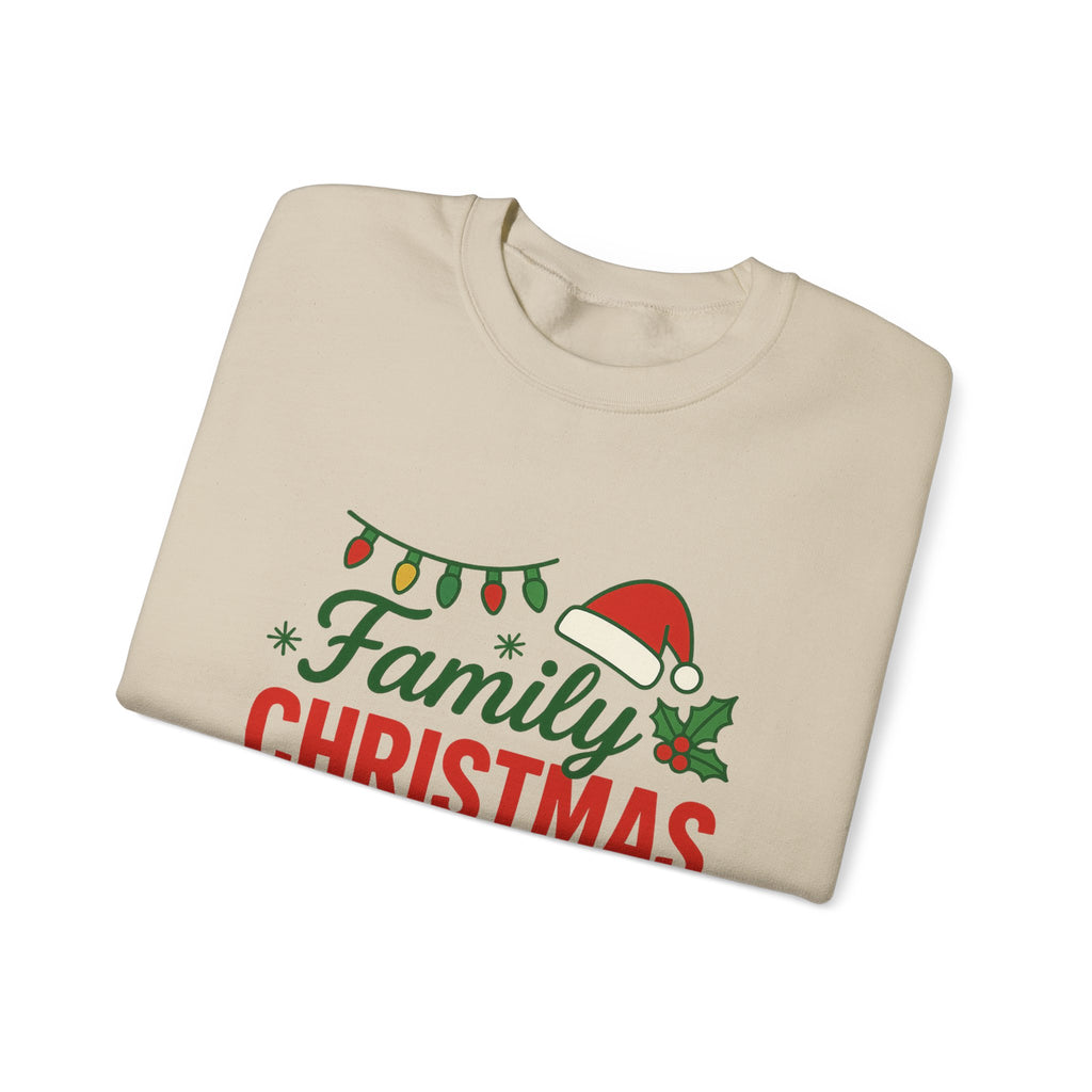 Family Christmas Sweatshirt - Christmas Fashion, Cozy Gift, Christmas Apparel, Christmas Decor, Christmas Outfit,