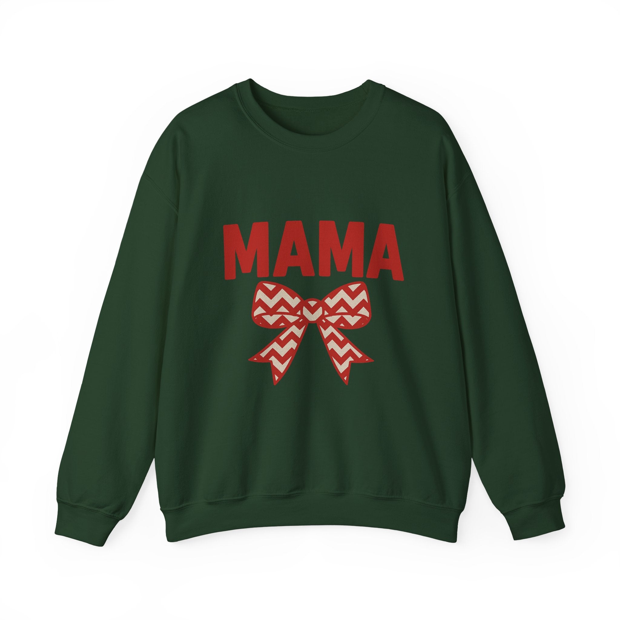 MAMA Christmas Sweatshirt - Christmas Fashion, Cozy Gift, Christmas Apparel, Christmas Decor, Christmas Outfit,