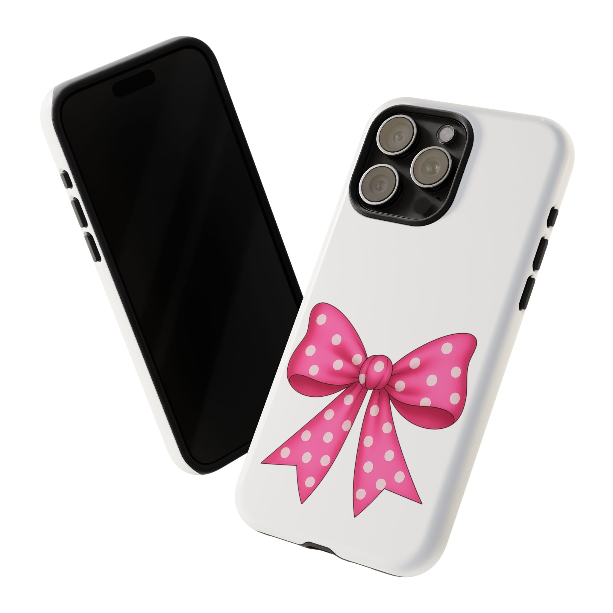 Stylish Phone Case - Beautiful Pink Bow - Tough Cases