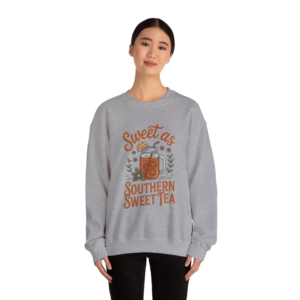 Southern Sweet Tea Roots Sweatshirt, Raised on Sweet Tea, Southern Vibes Apparel, Cozy Southern Crewneck, Sweet Tea Lover Gift, Comfortable