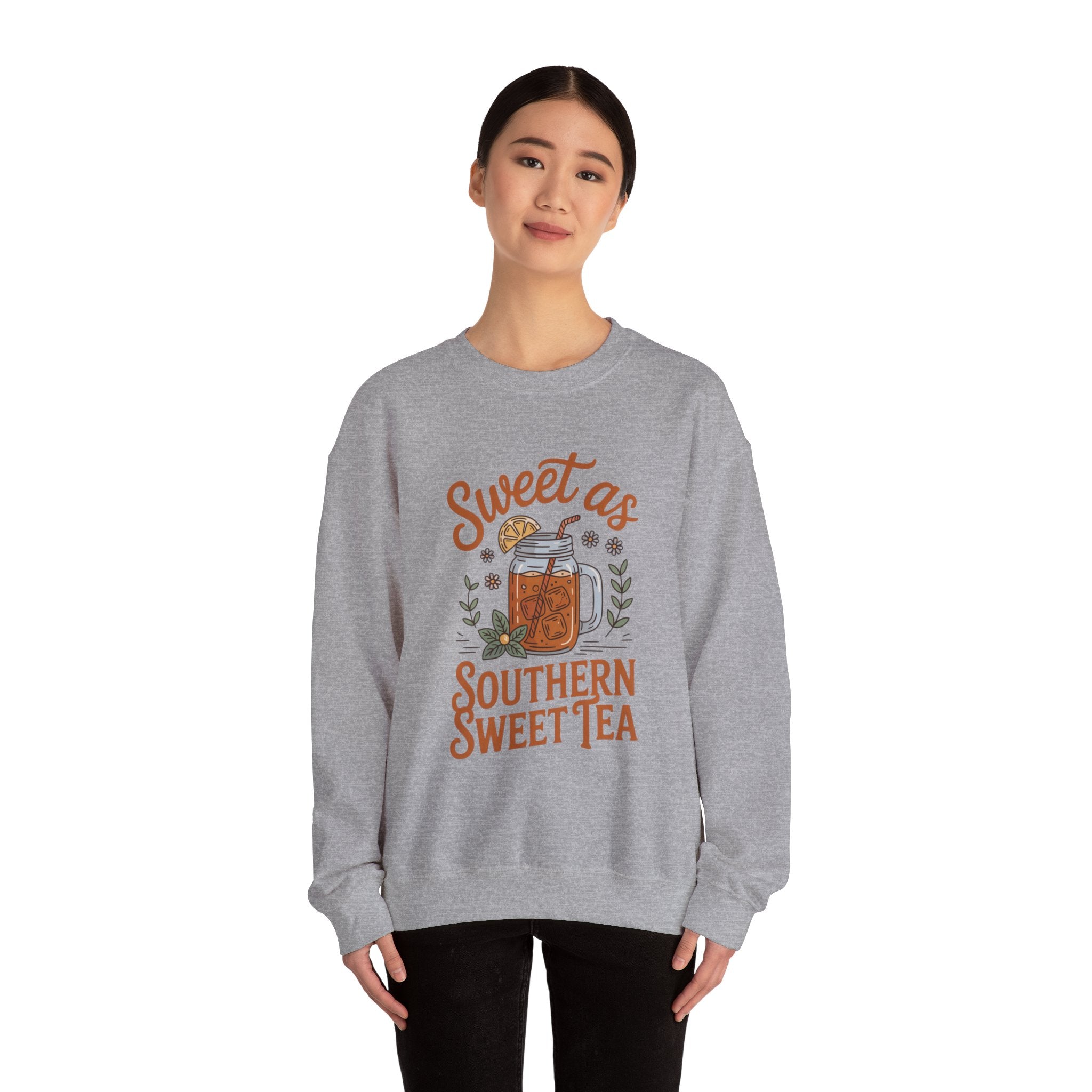 Southern Sweet Tea Roots Sweatshirt, Raised on Sweet Tea, Southern Vibes Apparel, Cozy Southern Crewneck, Sweet Tea Lover Gift, Comfortable