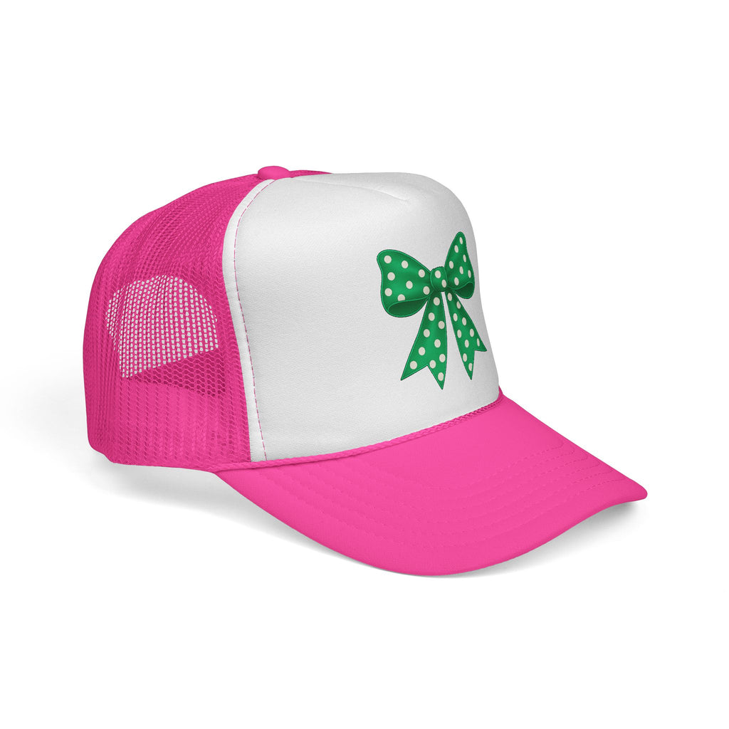 Charming Bow Trucker Cap | Cute Accessory for Everyday Wear, Gift for Birthdays, Festivals, Outdoor Activities
