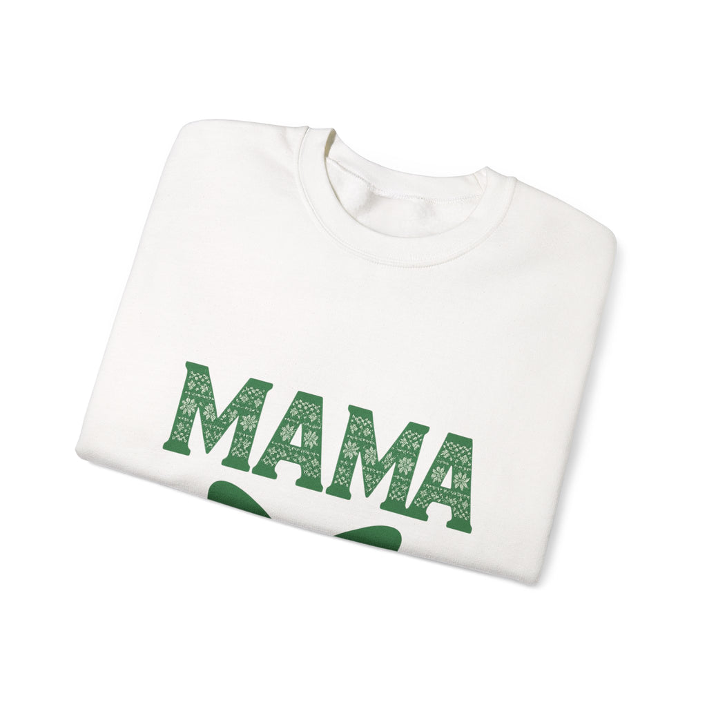 MAMA Christmas Sweatshirt - Christmas Fashion, Cozy Gift, Christmas Apparel, Christmas Decor, Christmas Outfit,