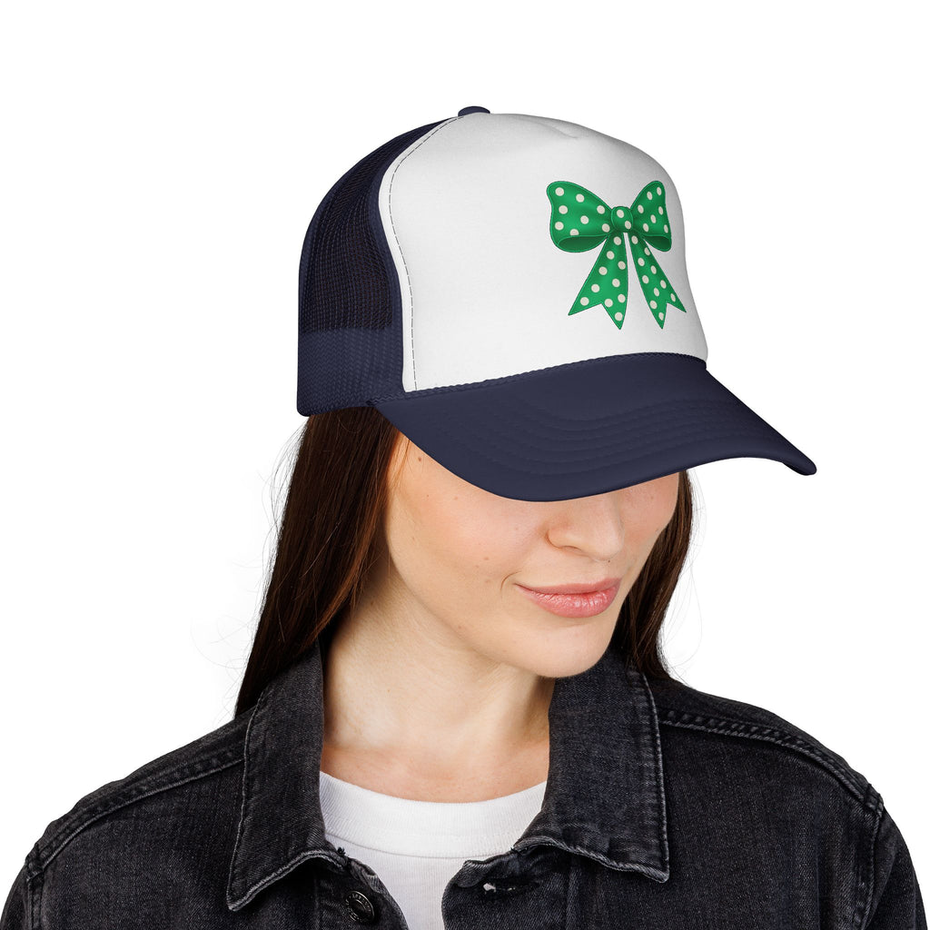 Charming Bow Trucker Cap | Cute Accessory for Everyday Wear, Gift for Birthdays, Festivals, Outdoor Activities