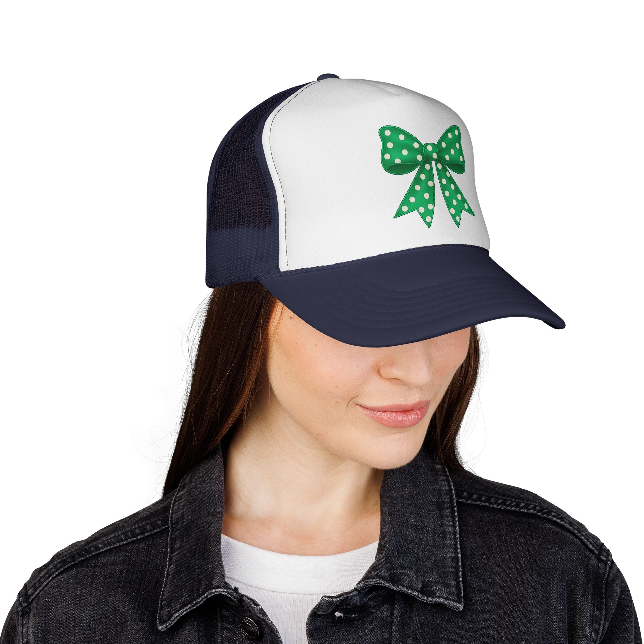 Charming Bow Trucker Cap | Cute Accessory for Everyday Wear, Gift for Birthdays, Festivals, Outdoor Activities