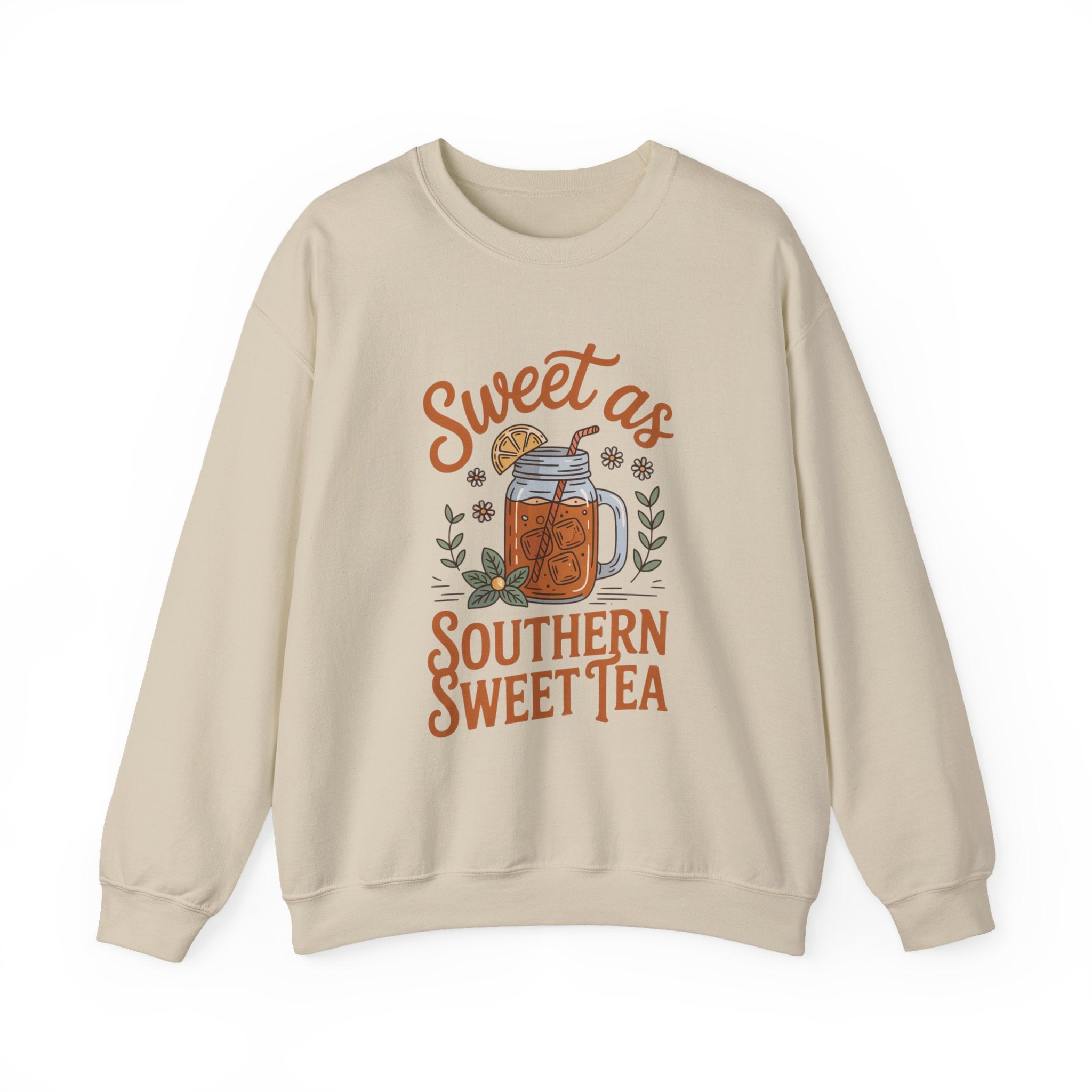 Southern Sweet Tea Roots Sweatshirt, Raised on Sweet Tea, Southern Vibes Apparel, Cozy Southern Crewneck, Sweet Tea Lover Gift, Comfortable