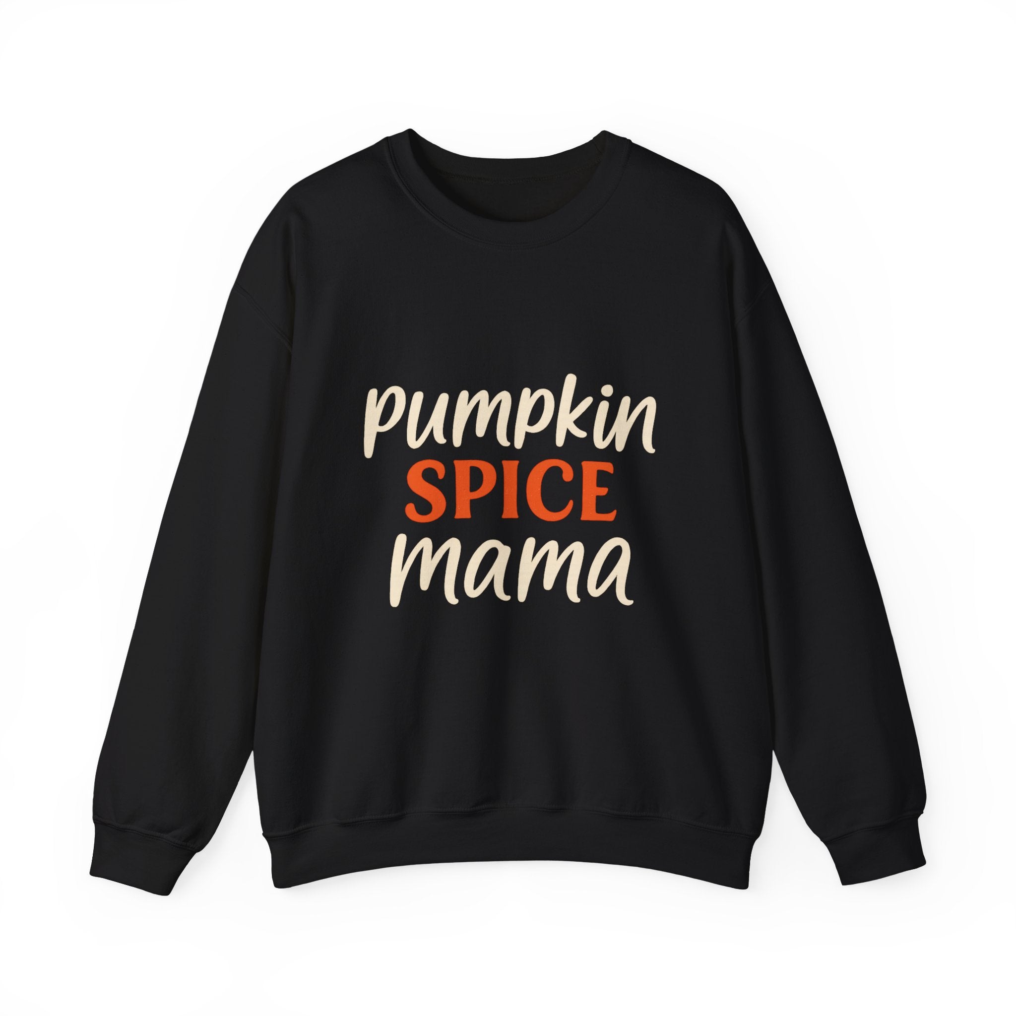 Pumpkin Spice Mama Crewneck Sweatshirt - Fall Fashion, Cozy Gift, Autumn Apparel, Halloween Decor, Thanksgiving Outfit