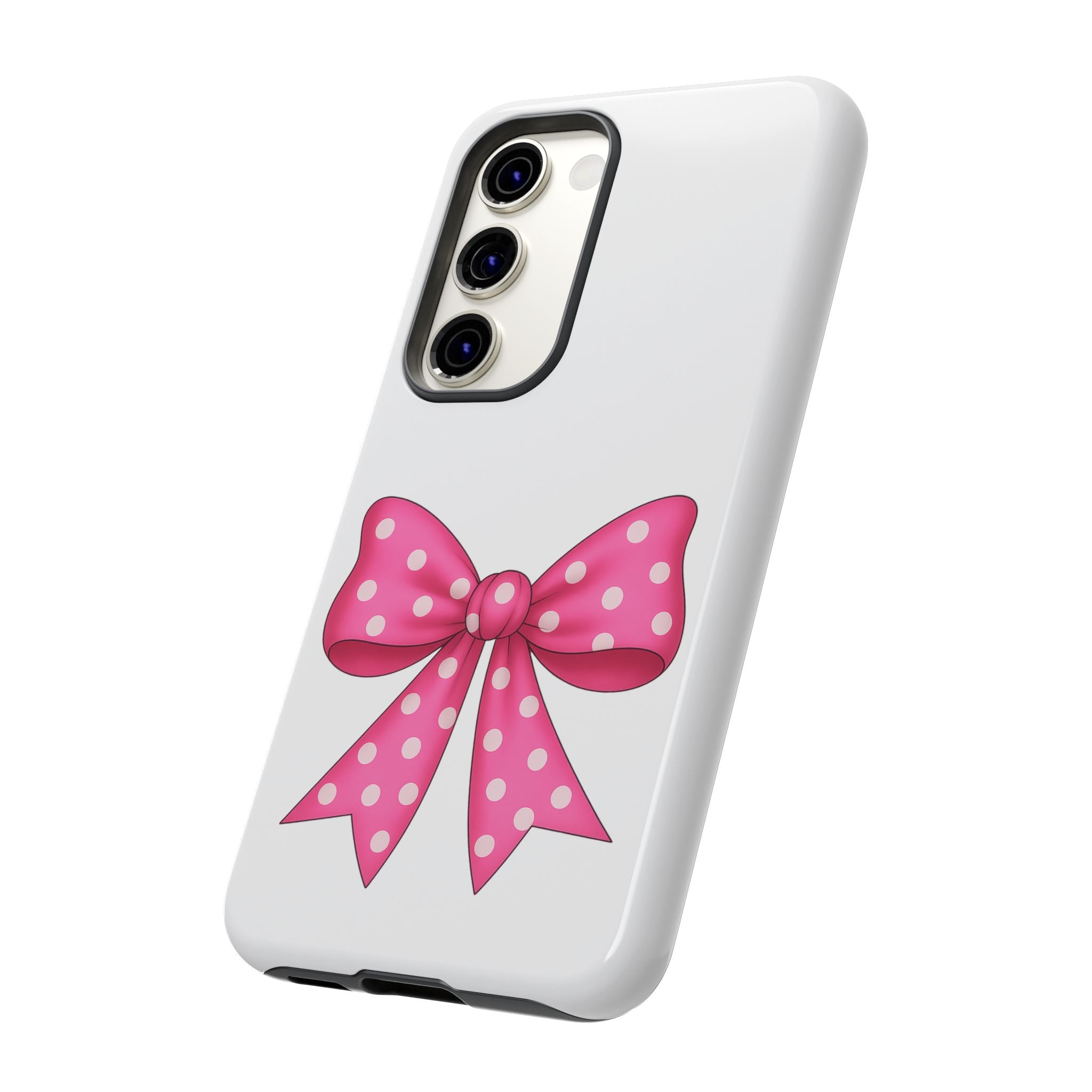 Stylish Phone Case - Beautiful Pink Bow - Tough Cases