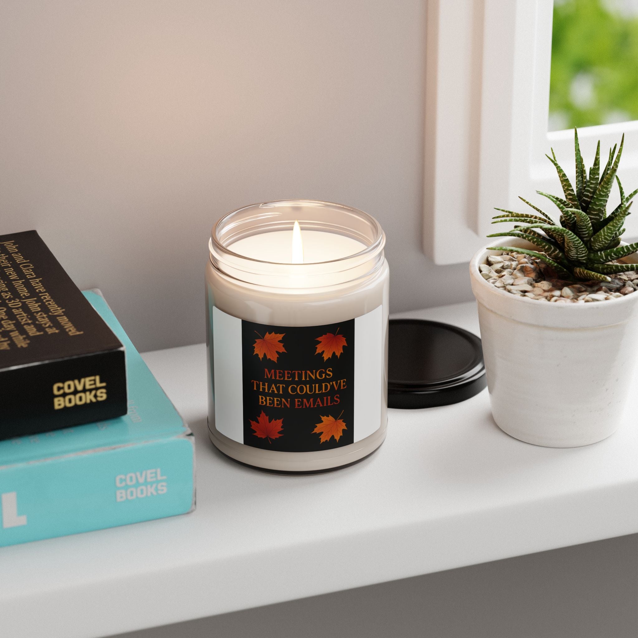 Meetings That Could Have Been Emails Fall Candle | Inspirational Fall Candle | Self Care Gift | Soy Wax Candle | Stress Relief I Candle for Women
