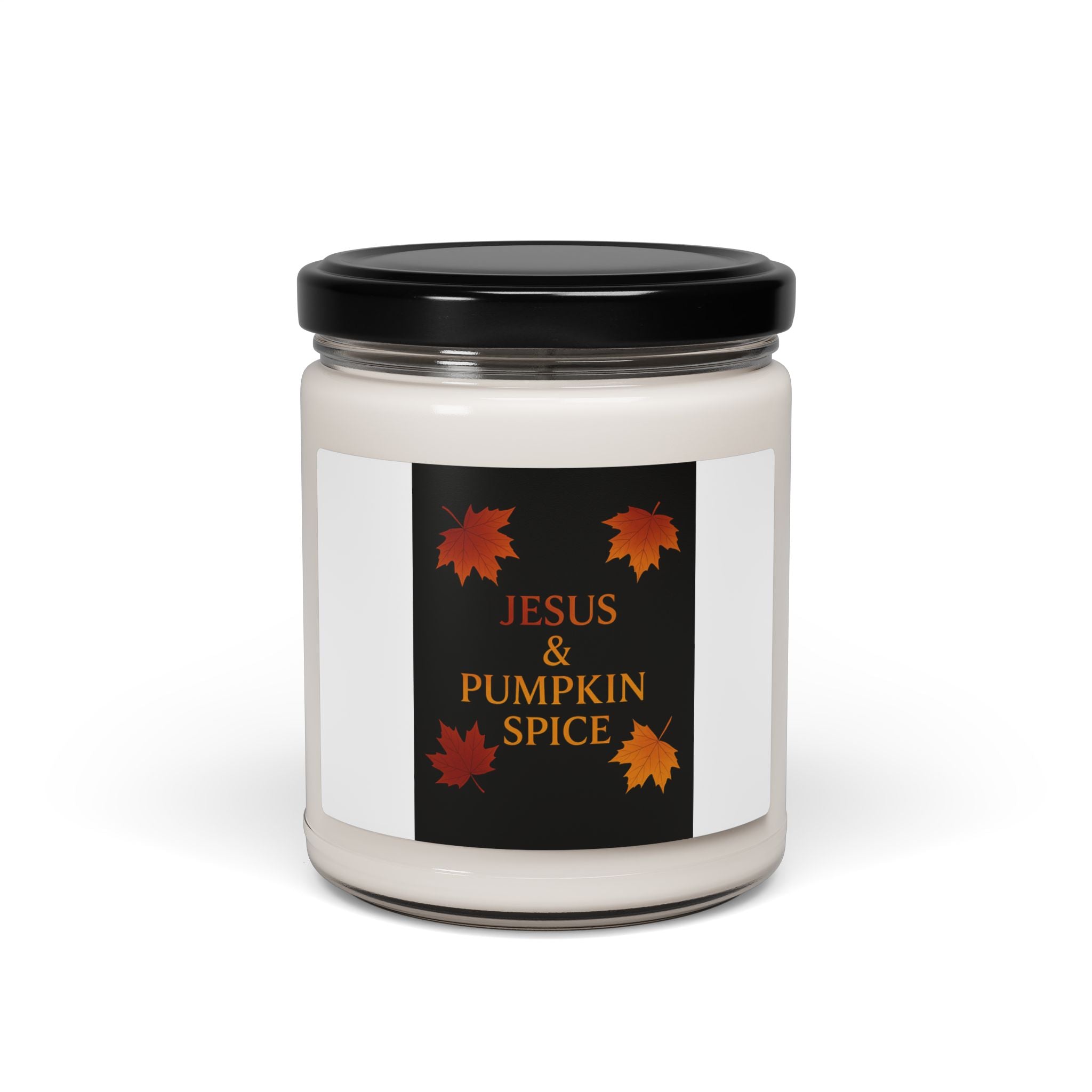 Jesus & Pumpkin Spice Fall Candle | Inspirational Fall Candle | Self Care Gift | Soy Wax Candle | Stress Relief I Candle for Women