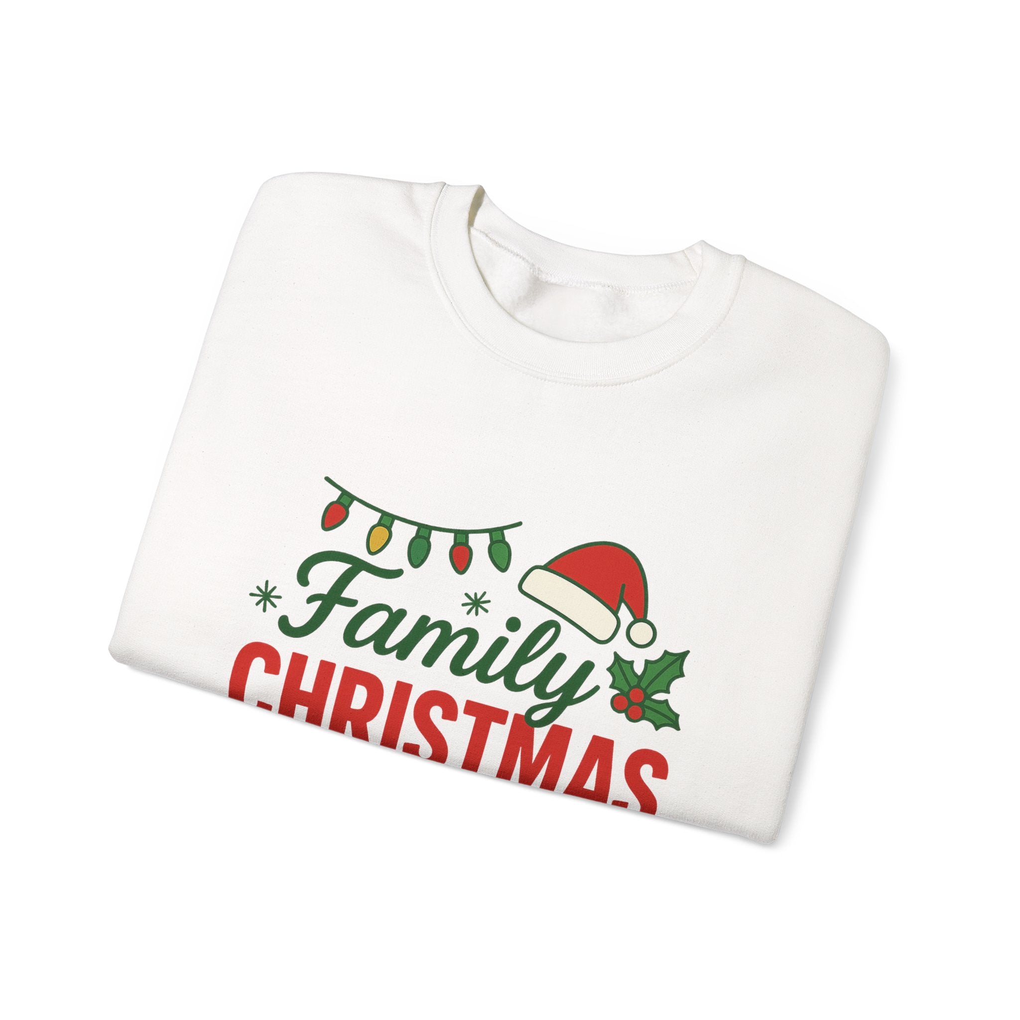 Family Christmas Sweatshirt - Christmas Fashion, Cozy Gift, Christmas Apparel, Christmas Decor, Christmas Outfit,