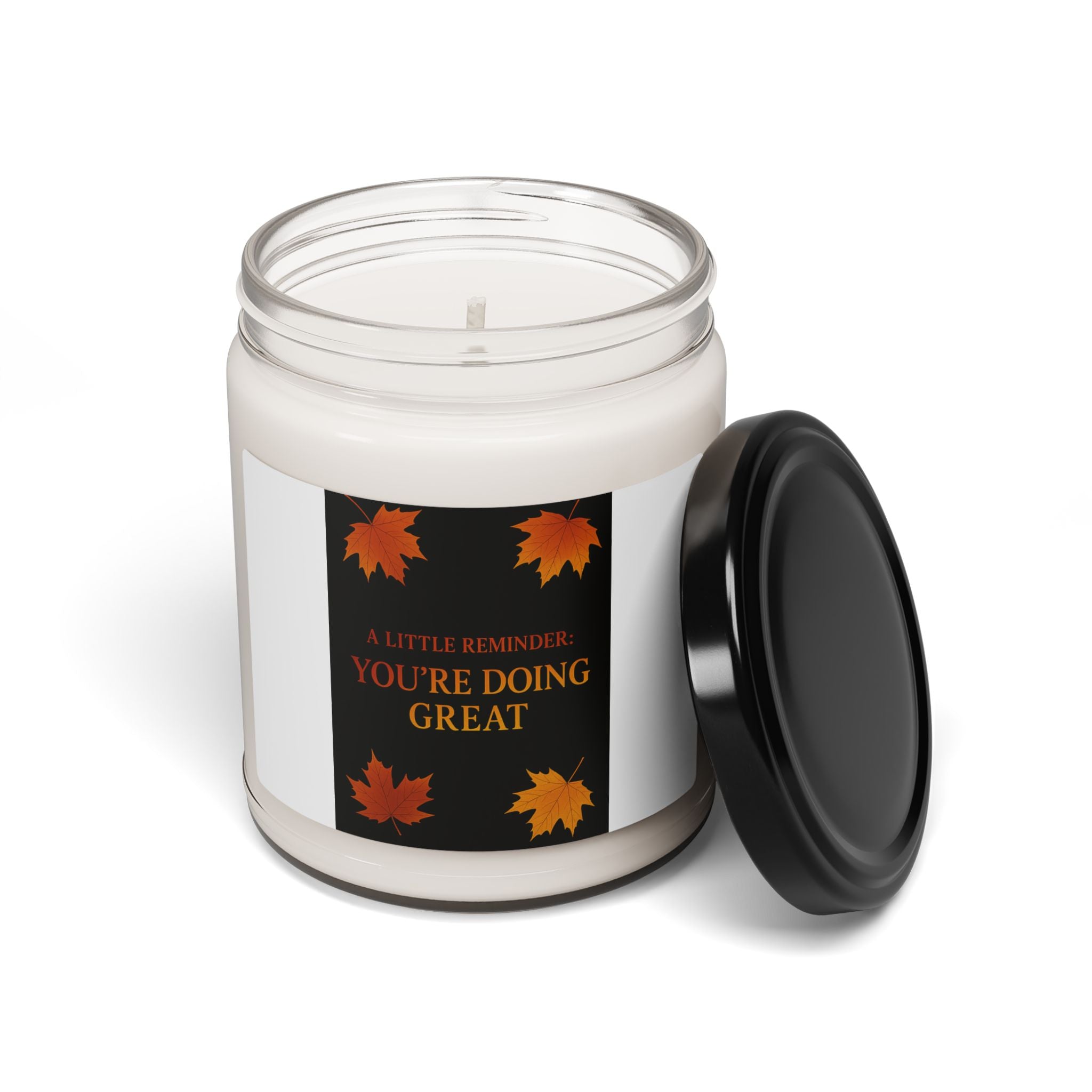A Little Reminder: You're Doing Great Fall Candle | Inspirational Fall Candle | Self Care Gift | Soy Wax Candle | Stress Relief I Candle for Women