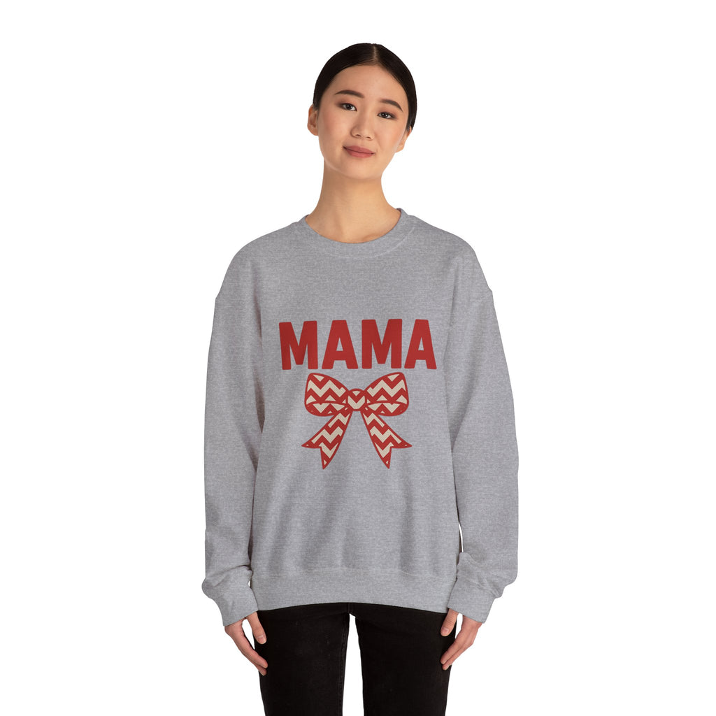 MAMA Christmas Sweatshirt - Christmas Fashion, Cozy Gift, Christmas Apparel, Christmas Decor, Christmas Outfit,