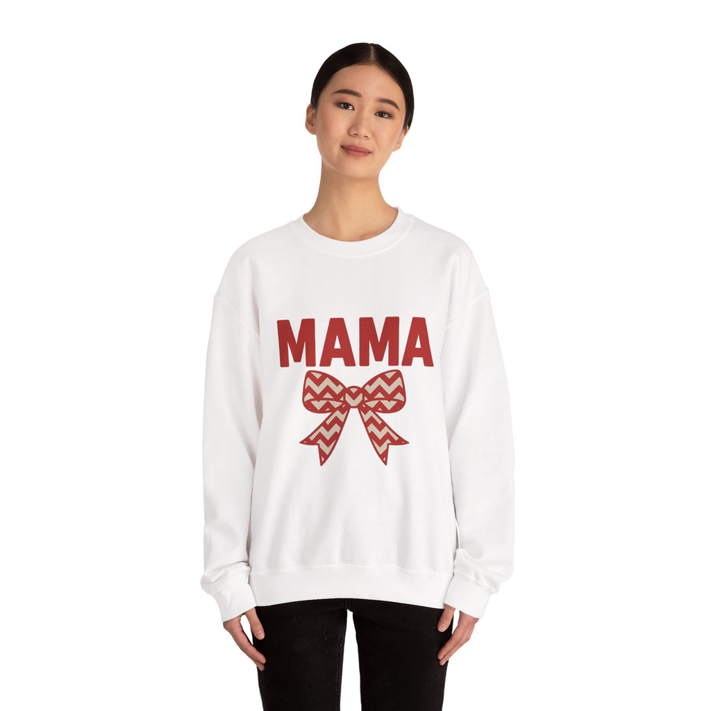 MAMA Christmas Sweatshirt - Christmas Fashion, Cozy Gift, Christmas Apparel, Christmas Decor, Christmas Outfit,