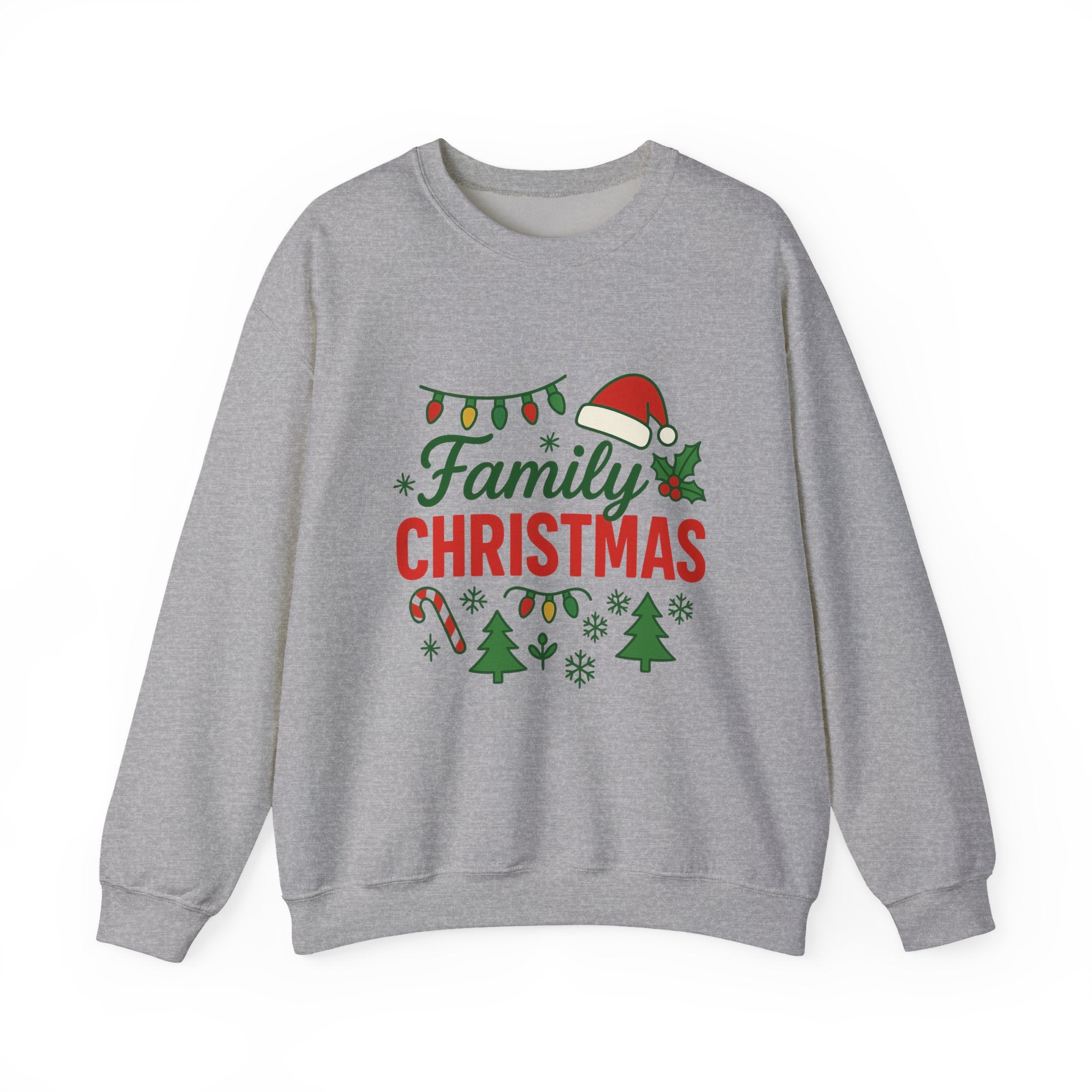 Family Christmas Sweatshirt - Christmas Fashion, Cozy Gift, Christmas Apparel, Christmas Decor, Christmas Outfit,