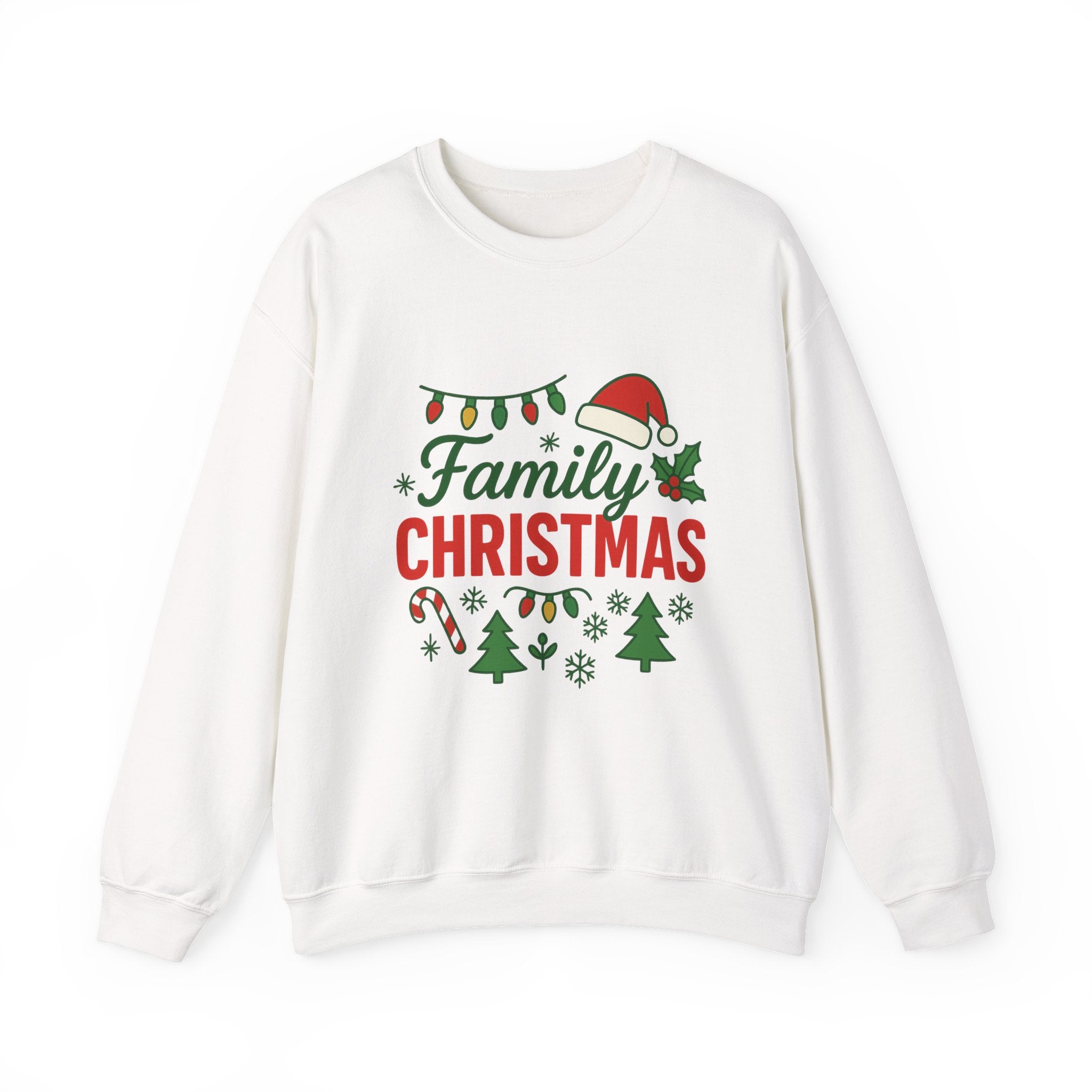 Family Christmas Sweatshirt - Christmas Fashion, Cozy Gift, Christmas Apparel, Christmas Decor, Christmas Outfit,