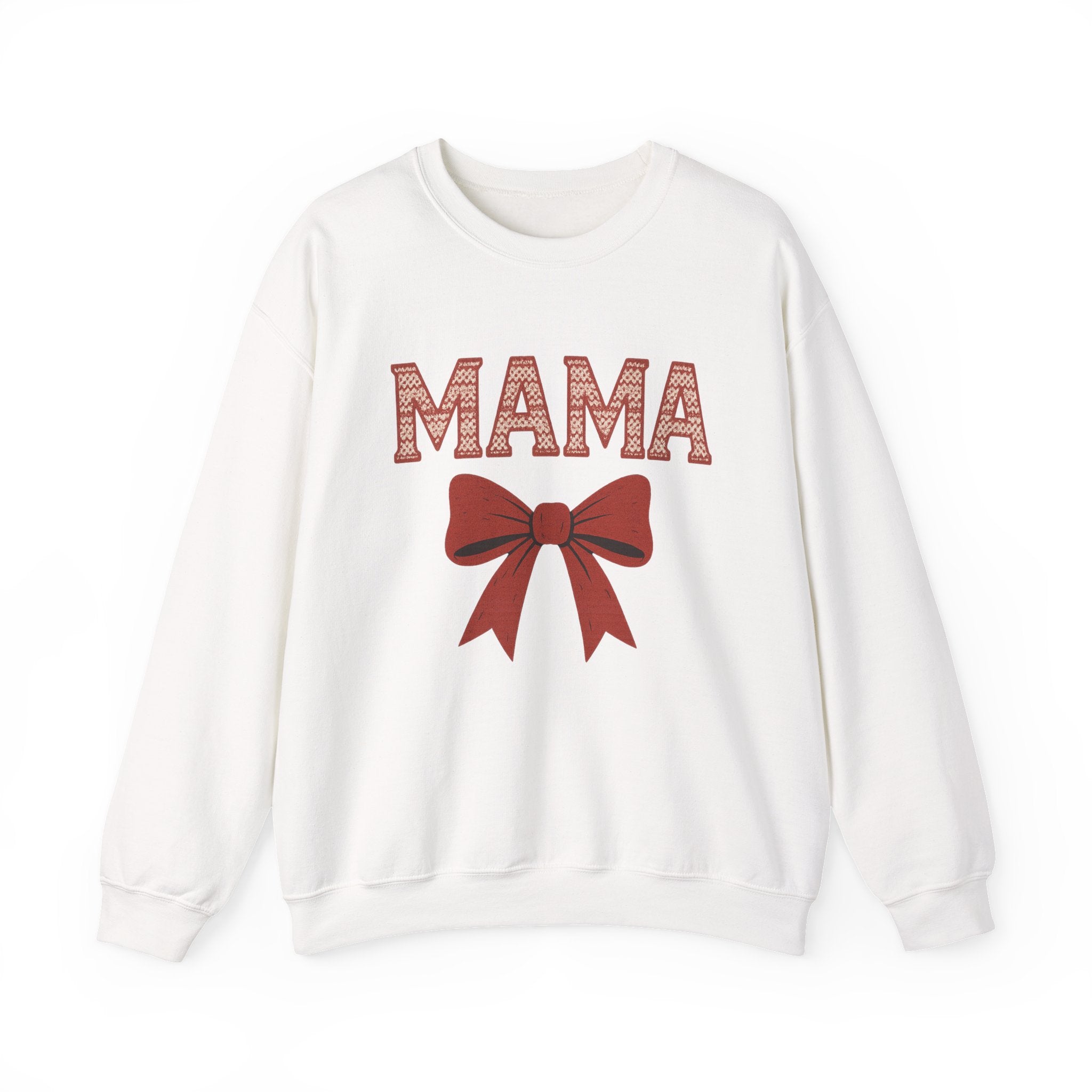 MAMA Christmas Sweatshirt - Christmas Fashion, Cozy Gift, Christmas Apparel, Christmas Decor, Christmas Outfit,
