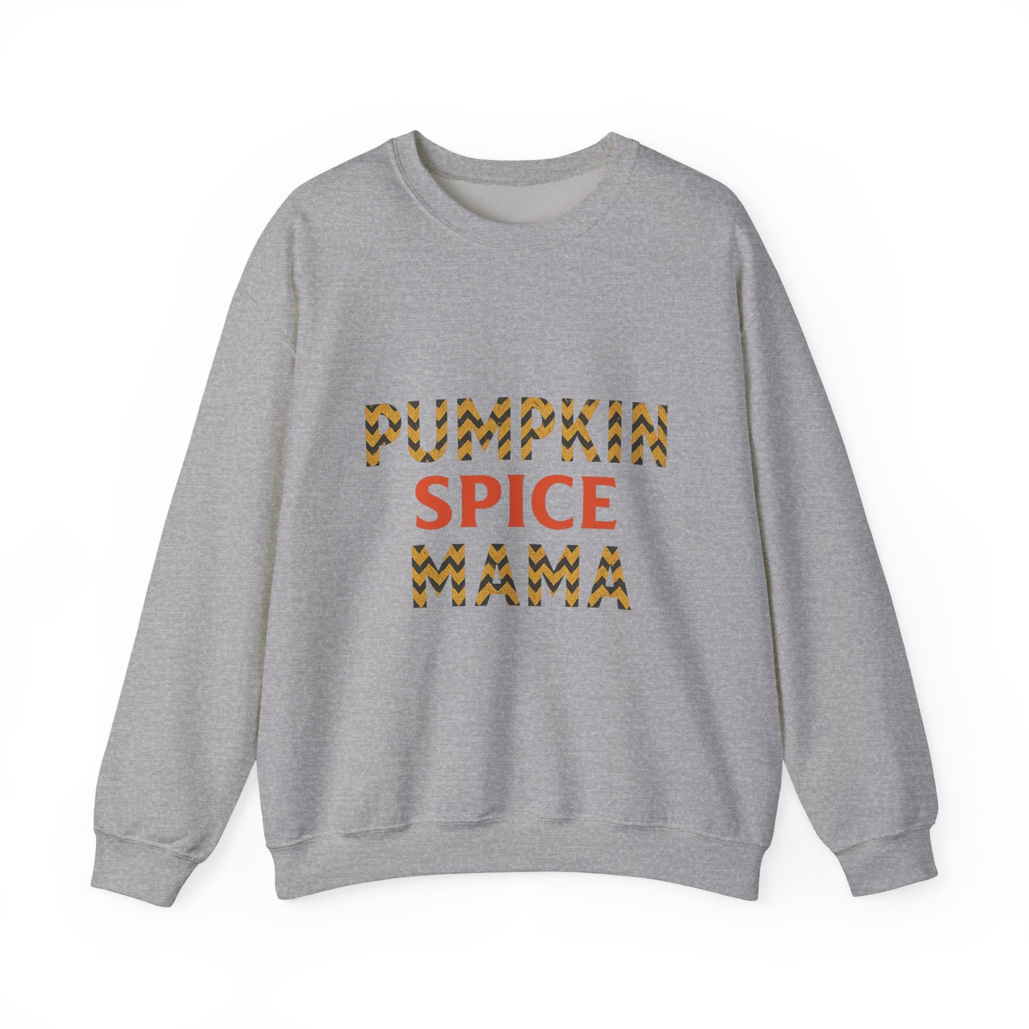 Pumpkin Spice Mama Crewneck Sweatshirt - Fall Fashion, Cozy Gift, Autumn Apparel, Halloween Decor, Thanksgiving Outfit
