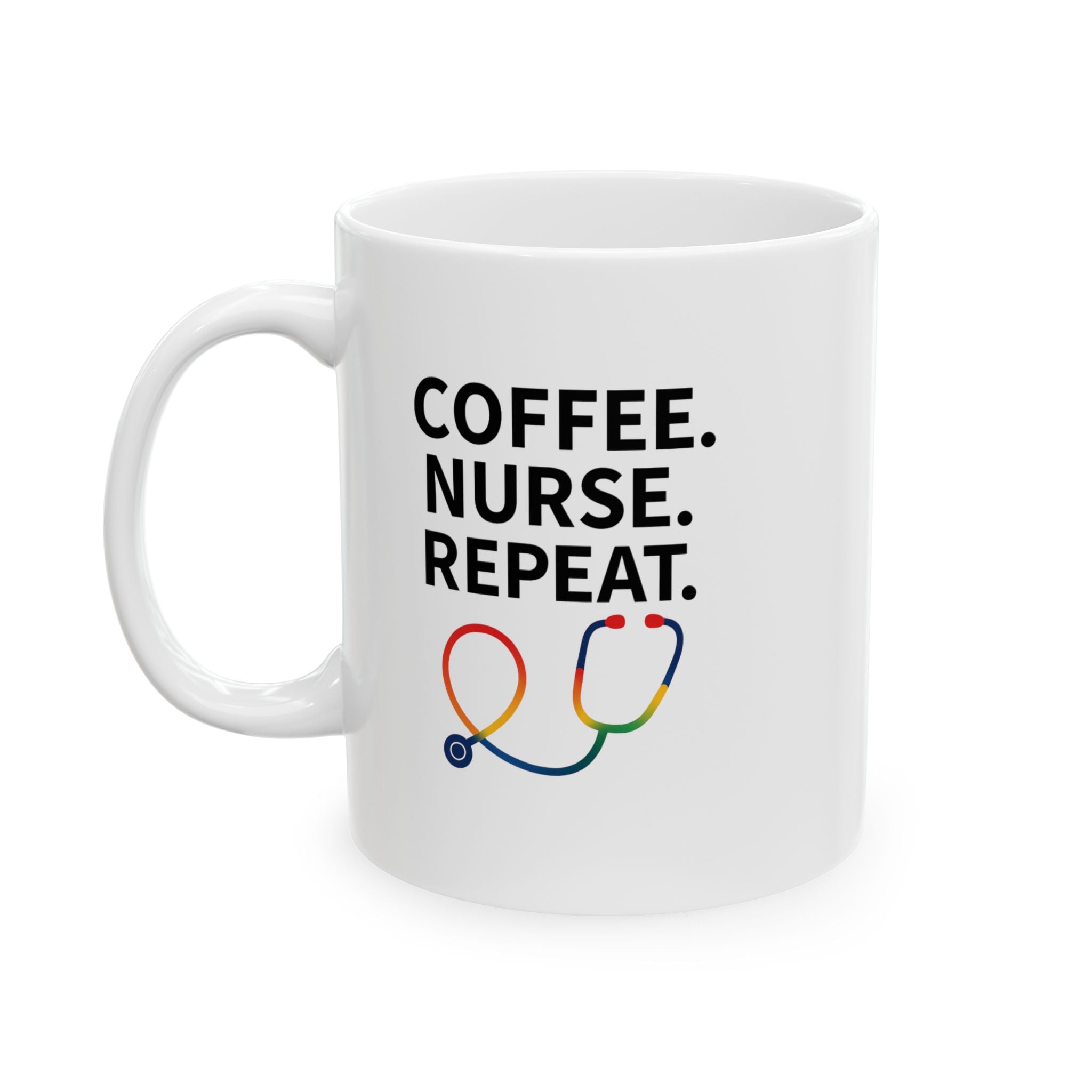 Nurse Mug, Healthcare Provider Gift, Colorful Coffee Cup, Proud Nursing School Graduate, RN Appreciation Present, Medical Professional