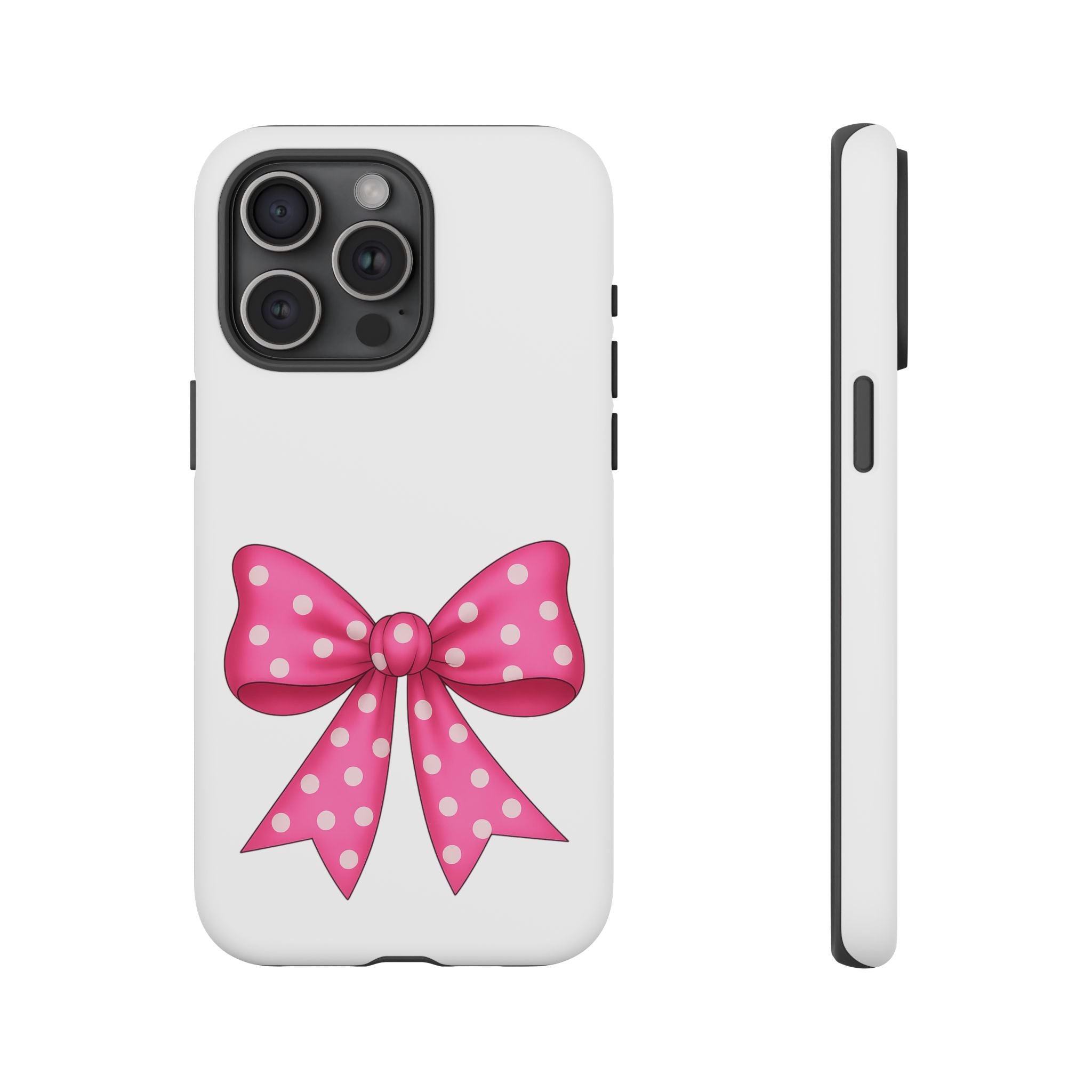 Stylish Phone Case - Beautiful Pink Bow - Tough Cases