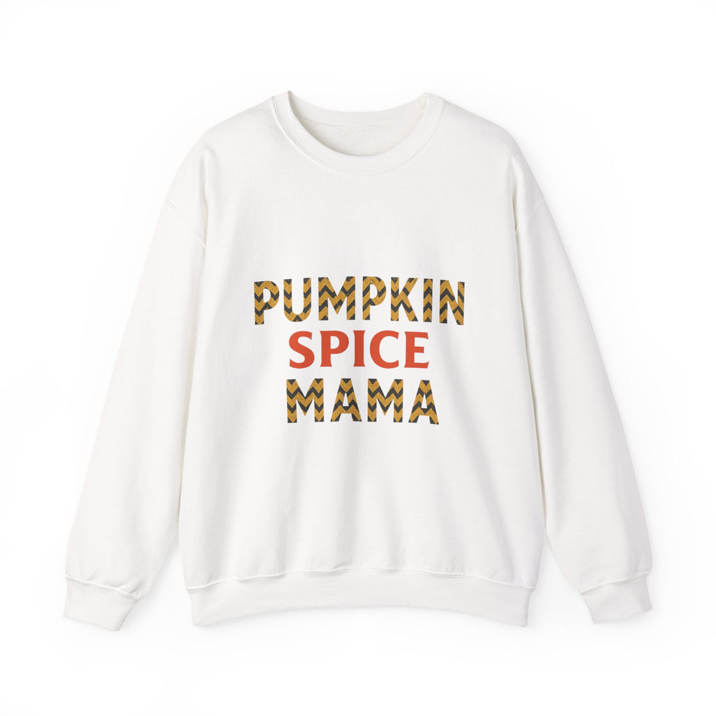 Pumpkin Spice Mama Crewneck Sweatshirt - Fall Fashion, Cozy Gift, Autumn Apparel, Halloween Decor, Thanksgiving Outfit