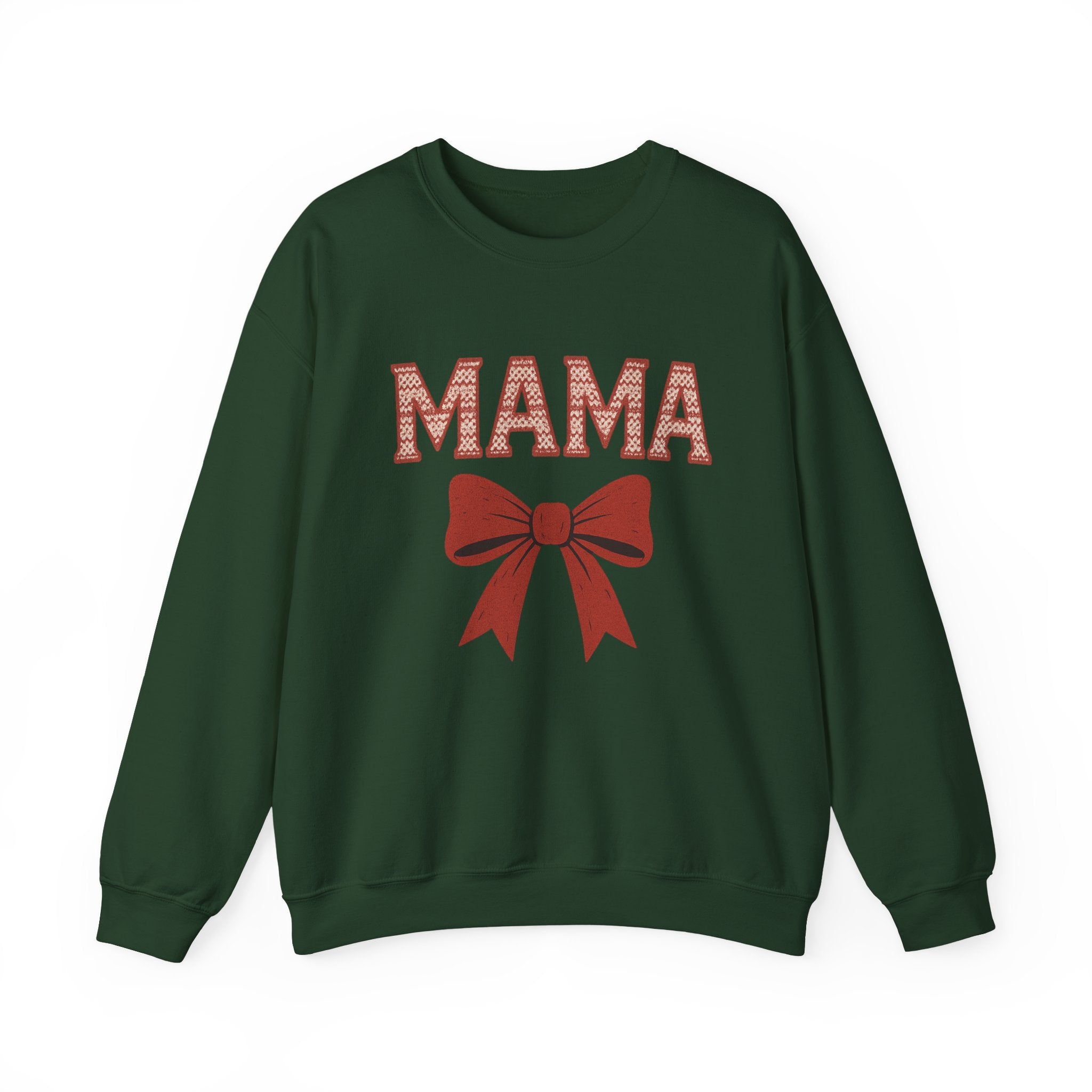 MAMA Christmas Sweatshirt - Christmas Fashion, Cozy Gift, Christmas Apparel, Christmas Decor, Christmas Outfit,