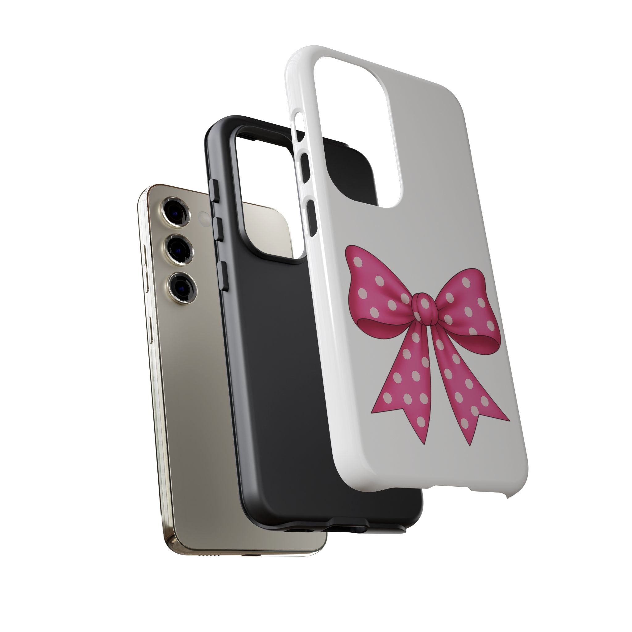 Stylish Phone Case - Beautiful Pink Bow - Tough Cases