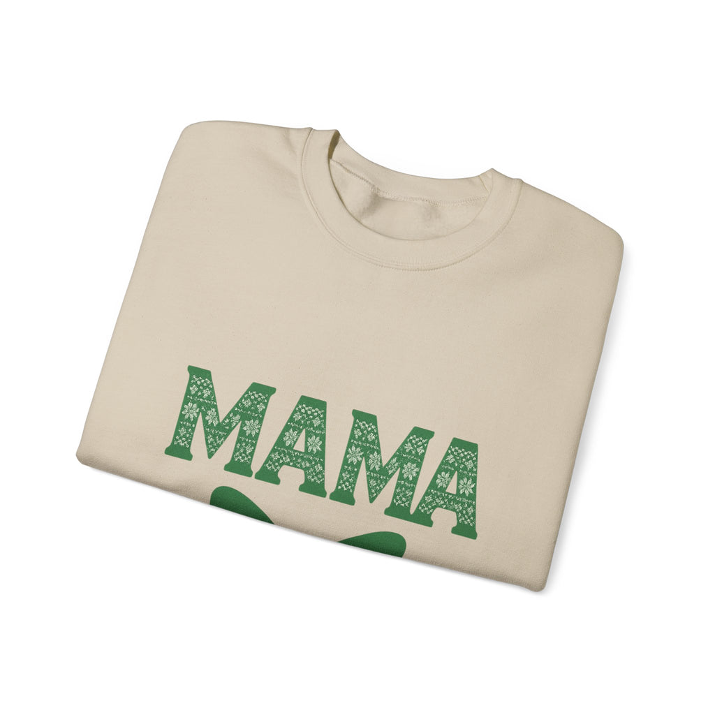 MAMA Christmas Sweatshirt - Christmas Fashion, Cozy Gift, Christmas Apparel, Christmas Decor, Christmas Outfit,