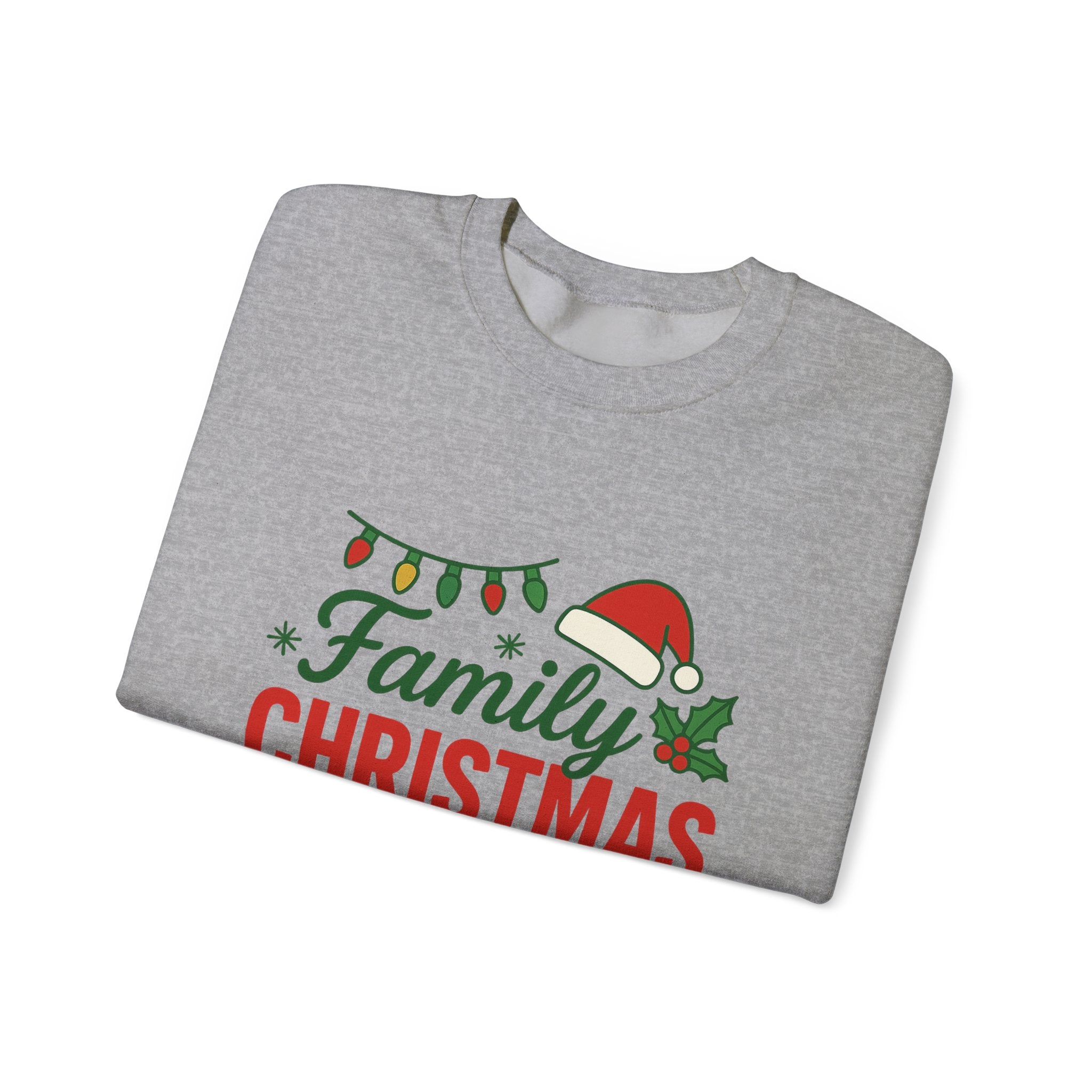 Family Christmas Sweatshirt - Christmas Fashion, Cozy Gift, Christmas Apparel, Christmas Decor, Christmas Outfit,