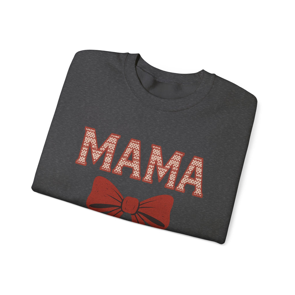 MAMA Christmas Sweatshirt - Christmas Fashion, Cozy Gift, Christmas Apparel, Christmas Decor, Christmas Outfit,
