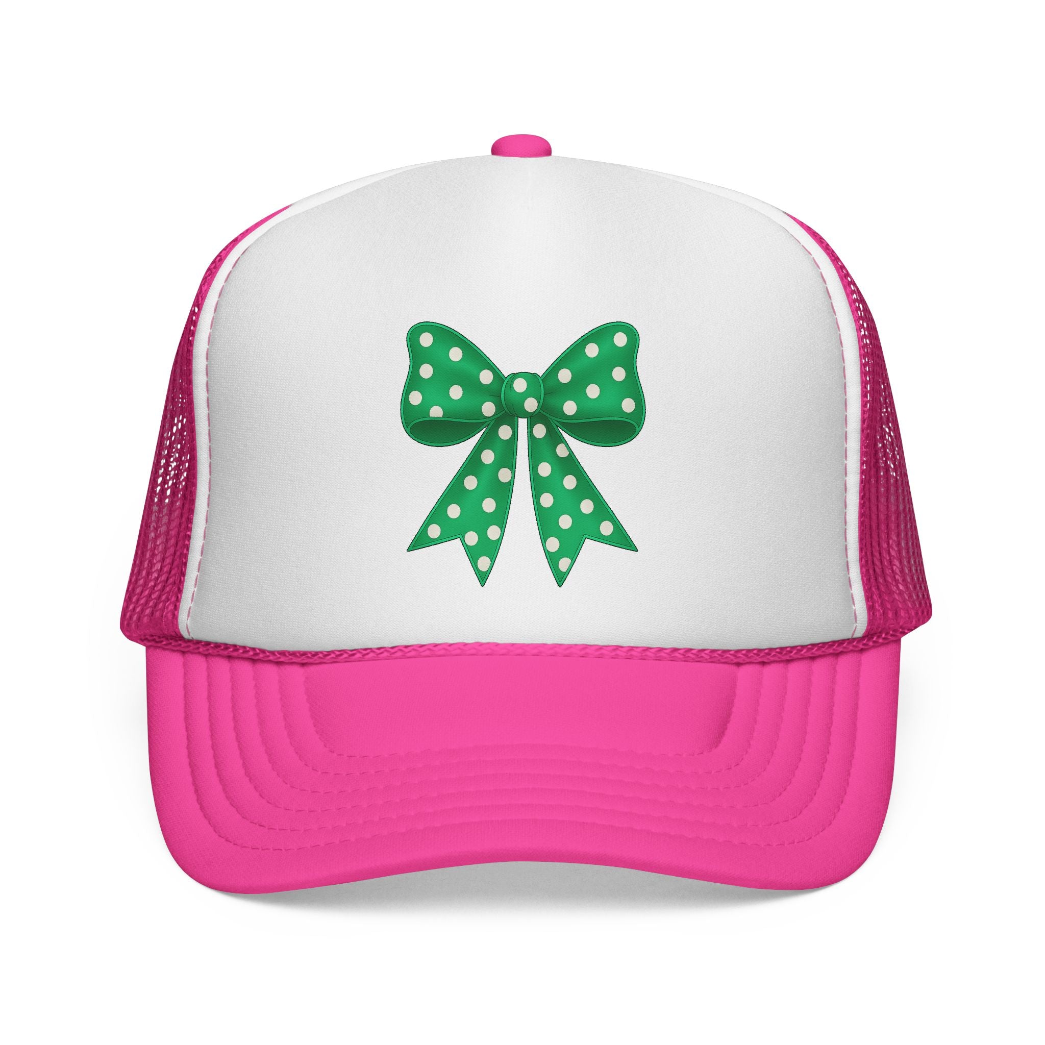 Charming Bow Trucker Cap | Cute Accessory for Everyday Wear, Gift for Birthdays, Festivals, Outdoor Activities