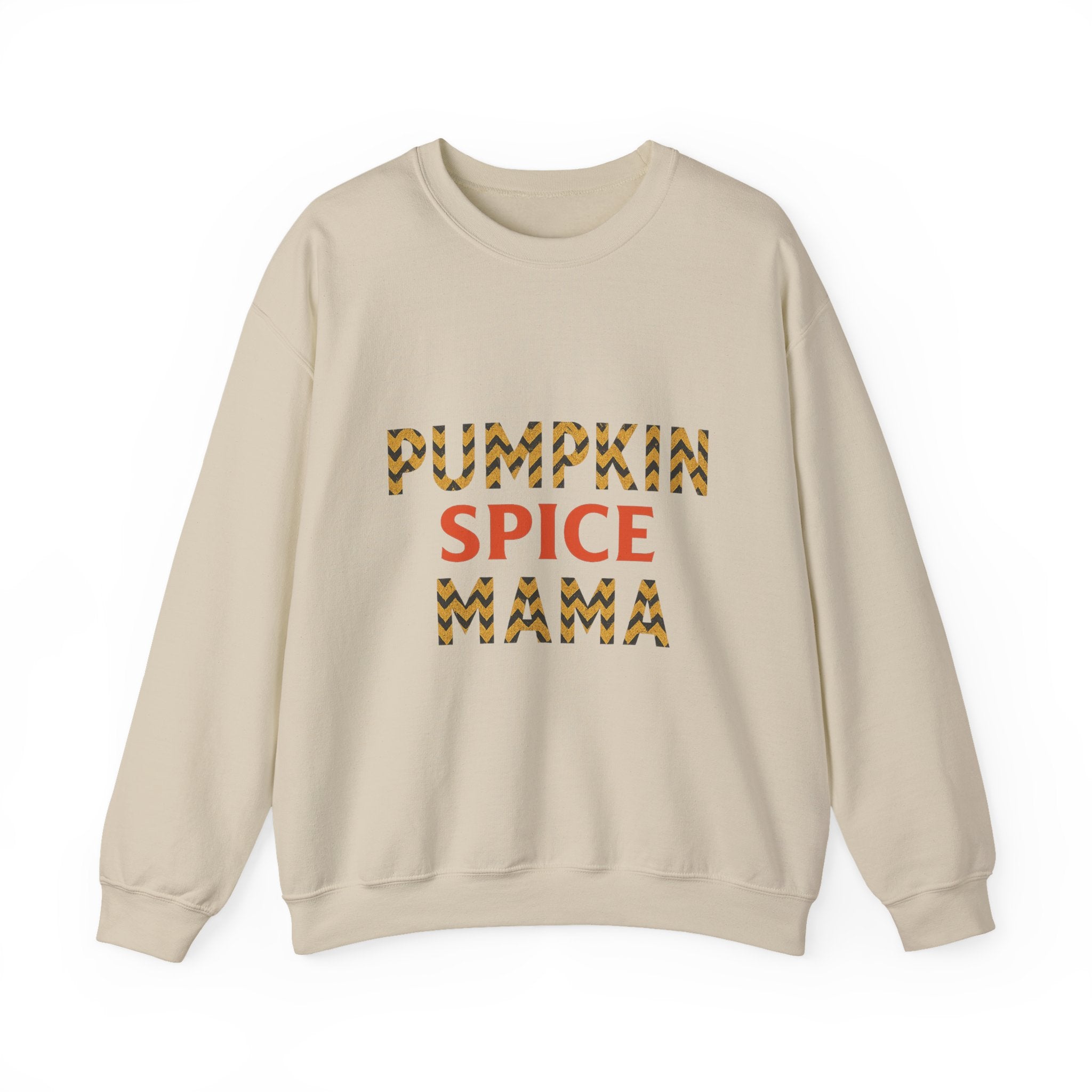 Pumpkin Spice Mama Crewneck Sweatshirt - Fall Fashion, Cozy Gift, Autumn Apparel, Halloween Decor, Thanksgiving Outfit