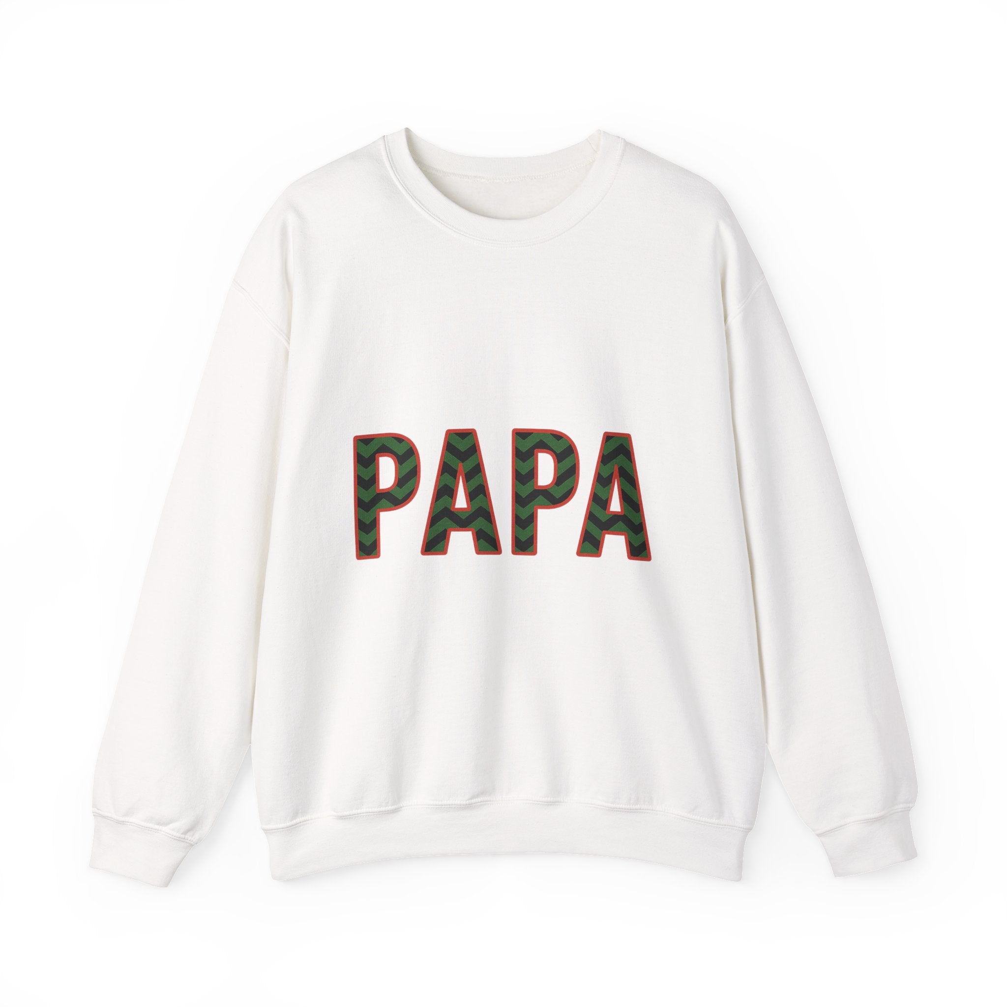 PAPA Christmas Sweatshirt - Christmas Fashion, Cozy Gift, Christmas Apparel, Christmas Decor, Christmas Outfit,