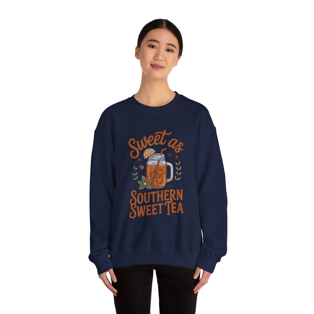 Southern Sweet Tea Roots Sweatshirt, Raised on Sweet Tea, Southern Vibes Apparel, Cozy Southern Crewneck, Sweet Tea Lover Gift, Comfortable