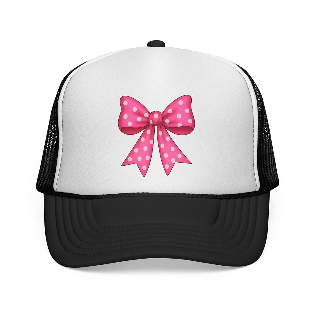 Charming Bow Trucker Cap | Cute Accessory for Everyday Wear, Gift for Birthdays, Festivals, Outdoor Activities