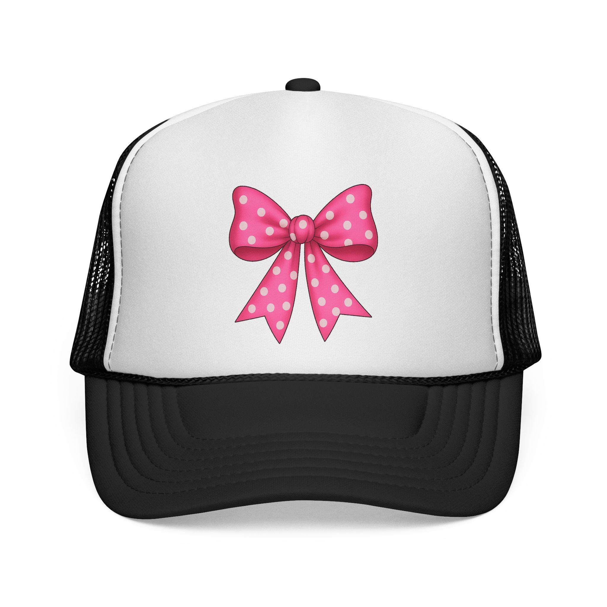 Charming Bow Trucker Cap | Cute Accessory for Everyday Wear, Gift for Birthdays, Festivals, Outdoor Activities