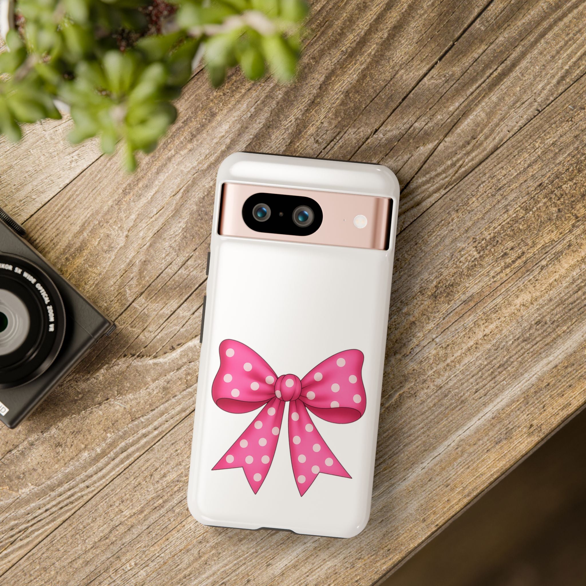Stylish Phone Case - Beautiful Pink Bow - Tough Cases