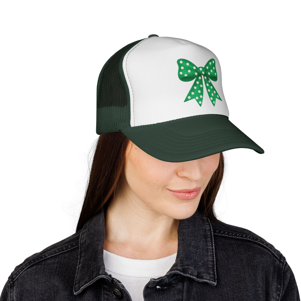 Charming Bow Trucker Cap | Cute Accessory for Everyday Wear, Gift for Birthdays, Festivals, Outdoor Activities
