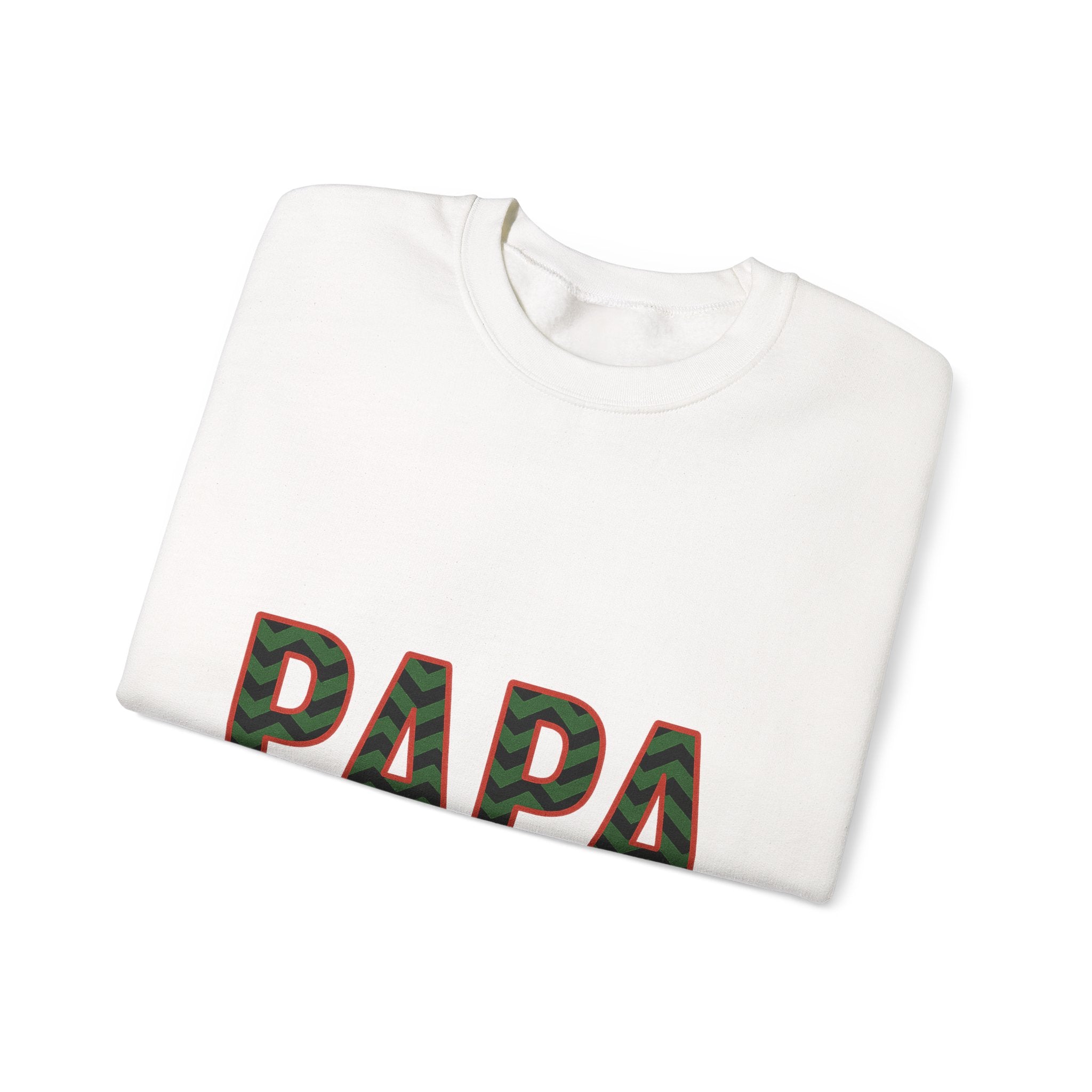 PAPA Christmas Sweatshirt - Christmas Fashion, Cozy Gift, Christmas Apparel, Christmas Decor, Christmas Outfit,