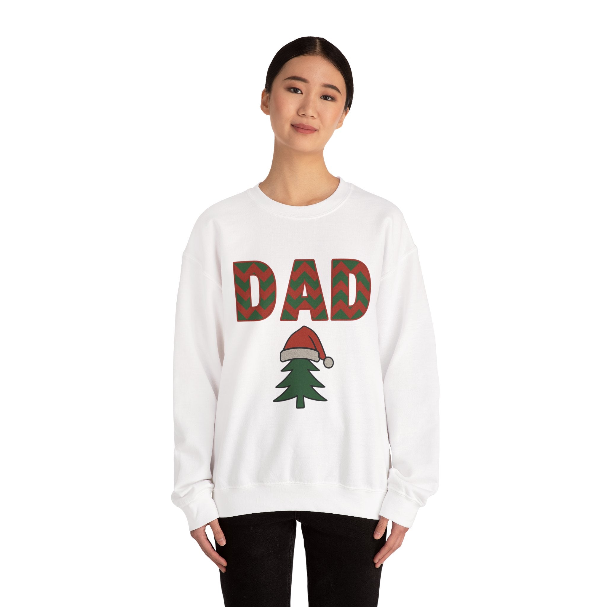 Dad Christmas Sweatshirt - Christmas Fashion, Cozy Gift, Christmas Apparel, Christmas Decor, Christmas Outfit,