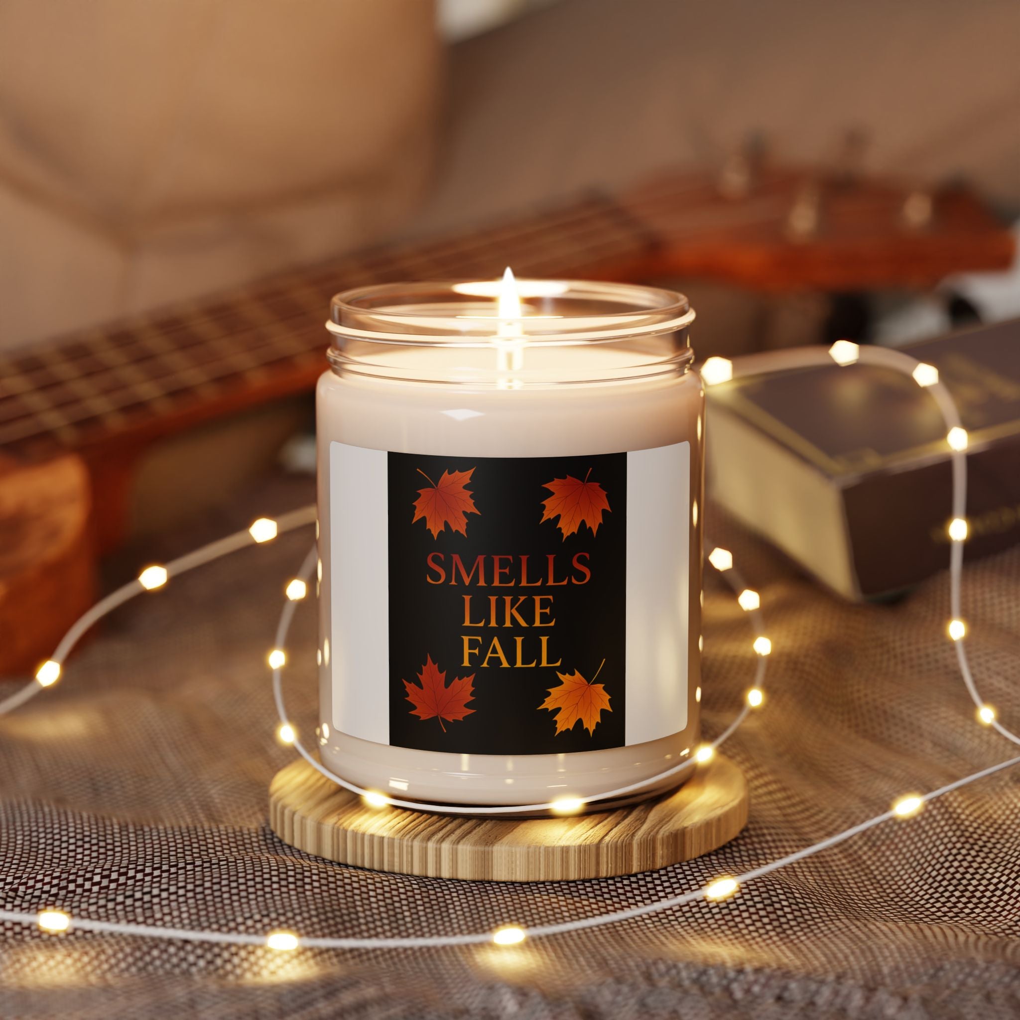 Smells Like Fall.  Fall Candle | Inspirational Fall Candle | Self Care Gift | Soy Wax Candle | Stress Relief I Candle for Women